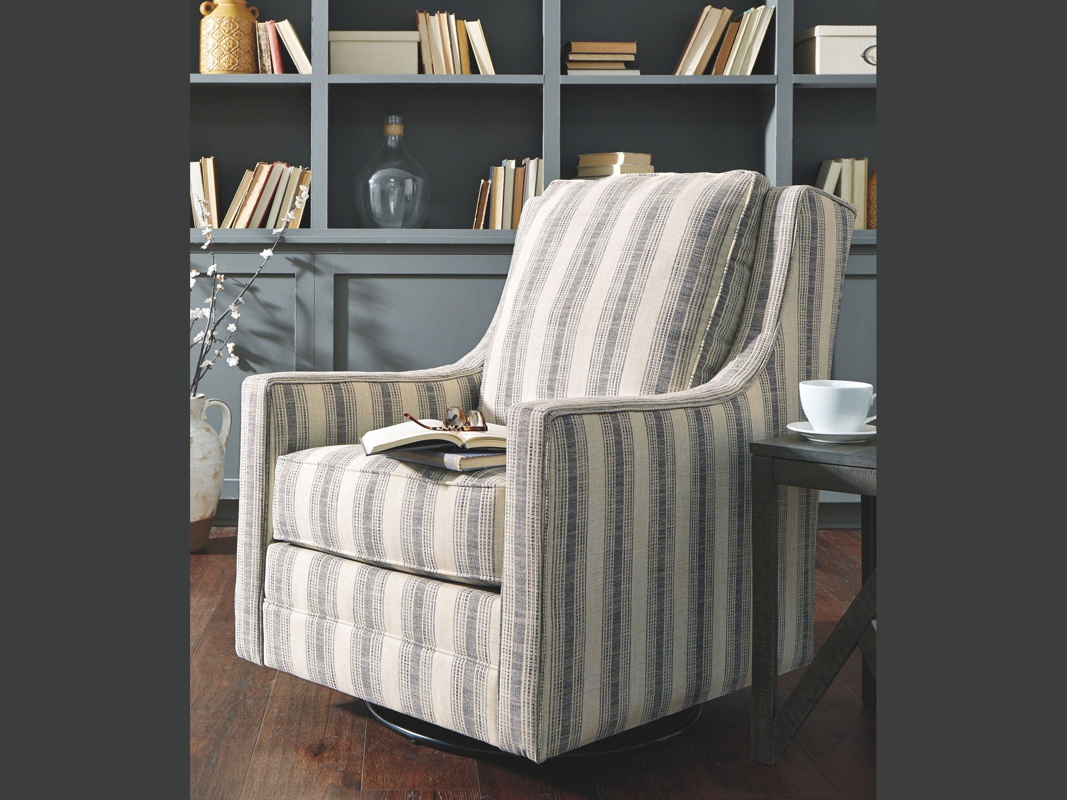 Kambria - Swivel Glider Accent Chair