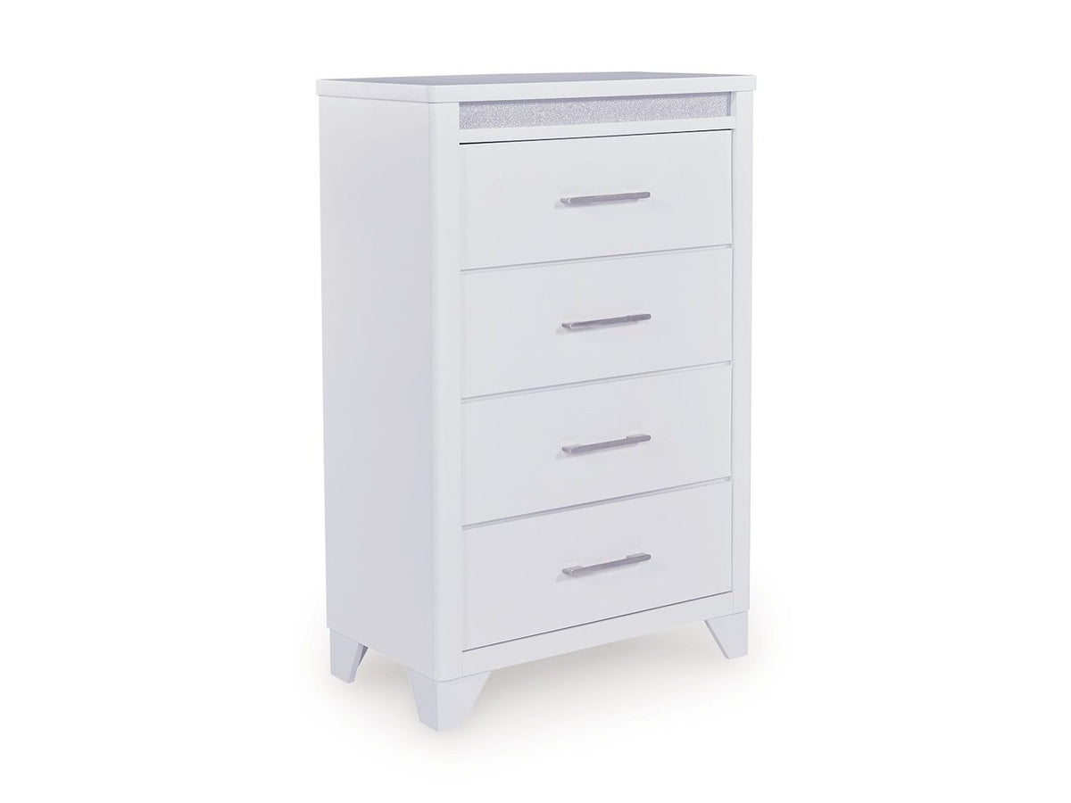 Jarlee - Four Drawer Chest - White