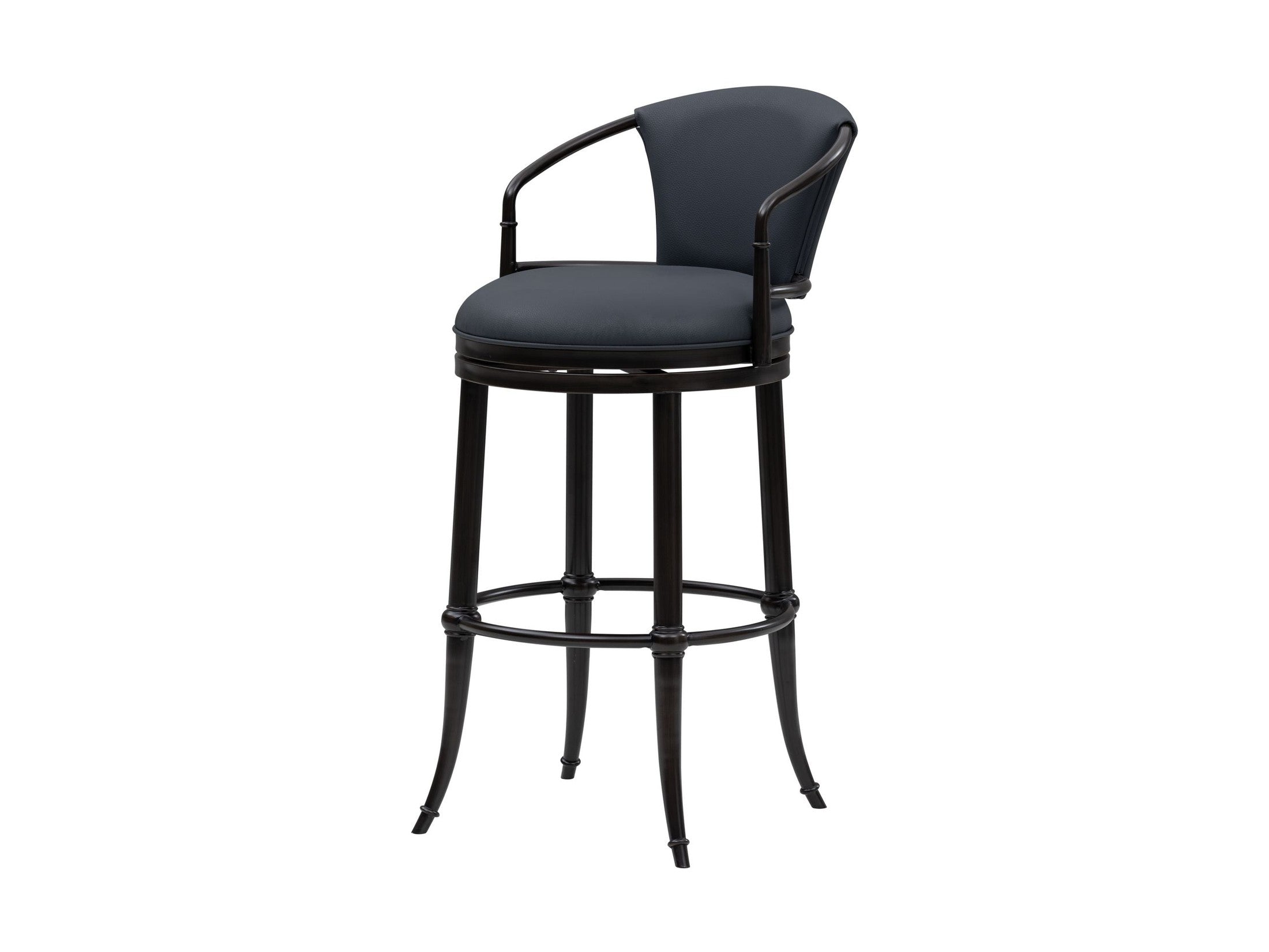 Otis - Upholstered Swivel Bar Height Barstool