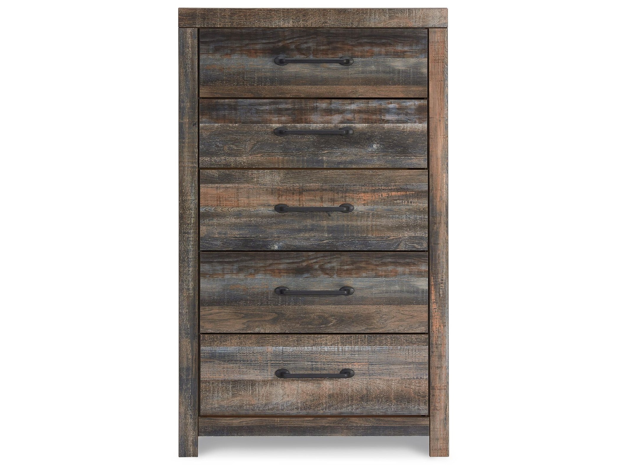 Drystan - Five Drawer Chest - Brown / Beige