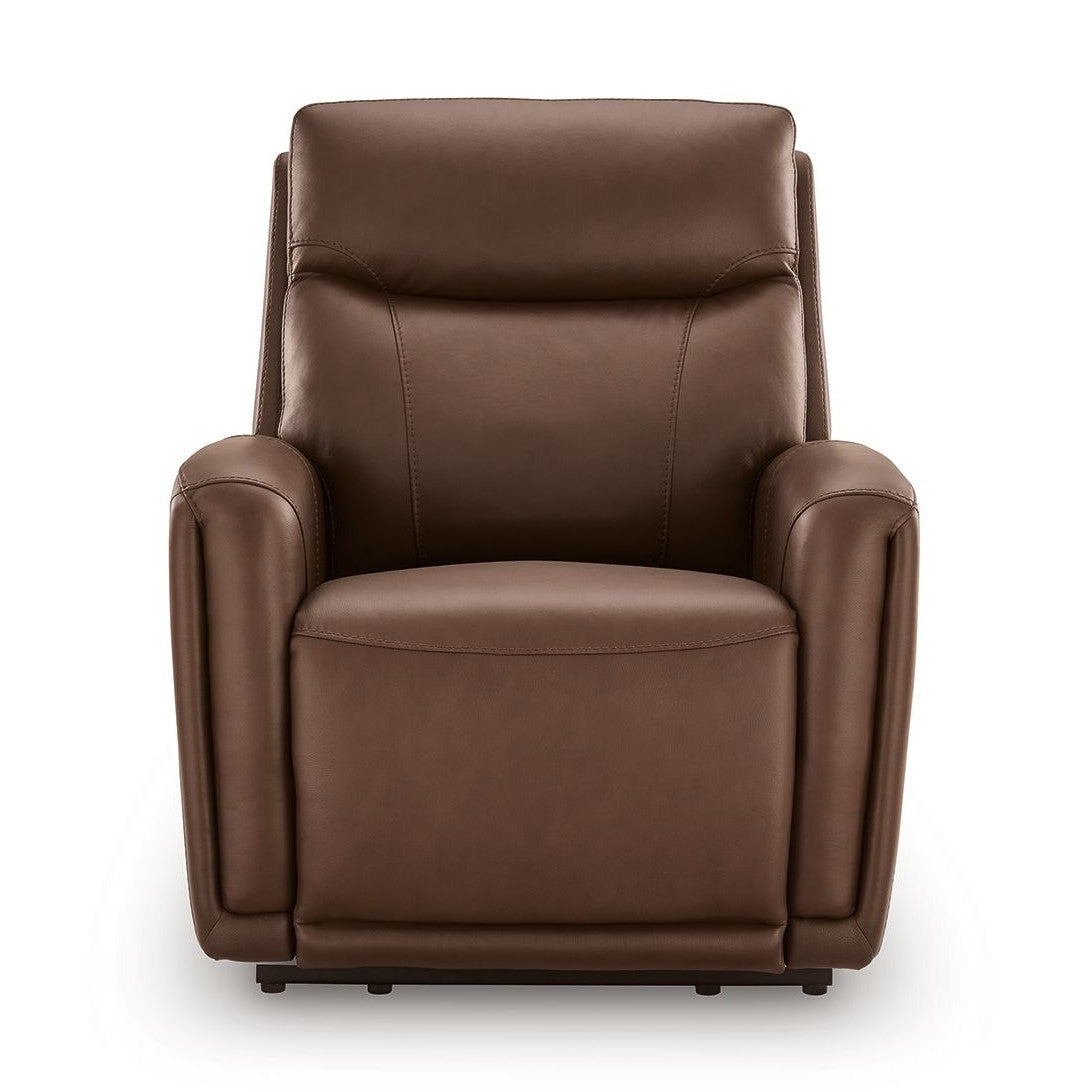 Pincara - Power AutoGlide Recliner With Audio System - Umber