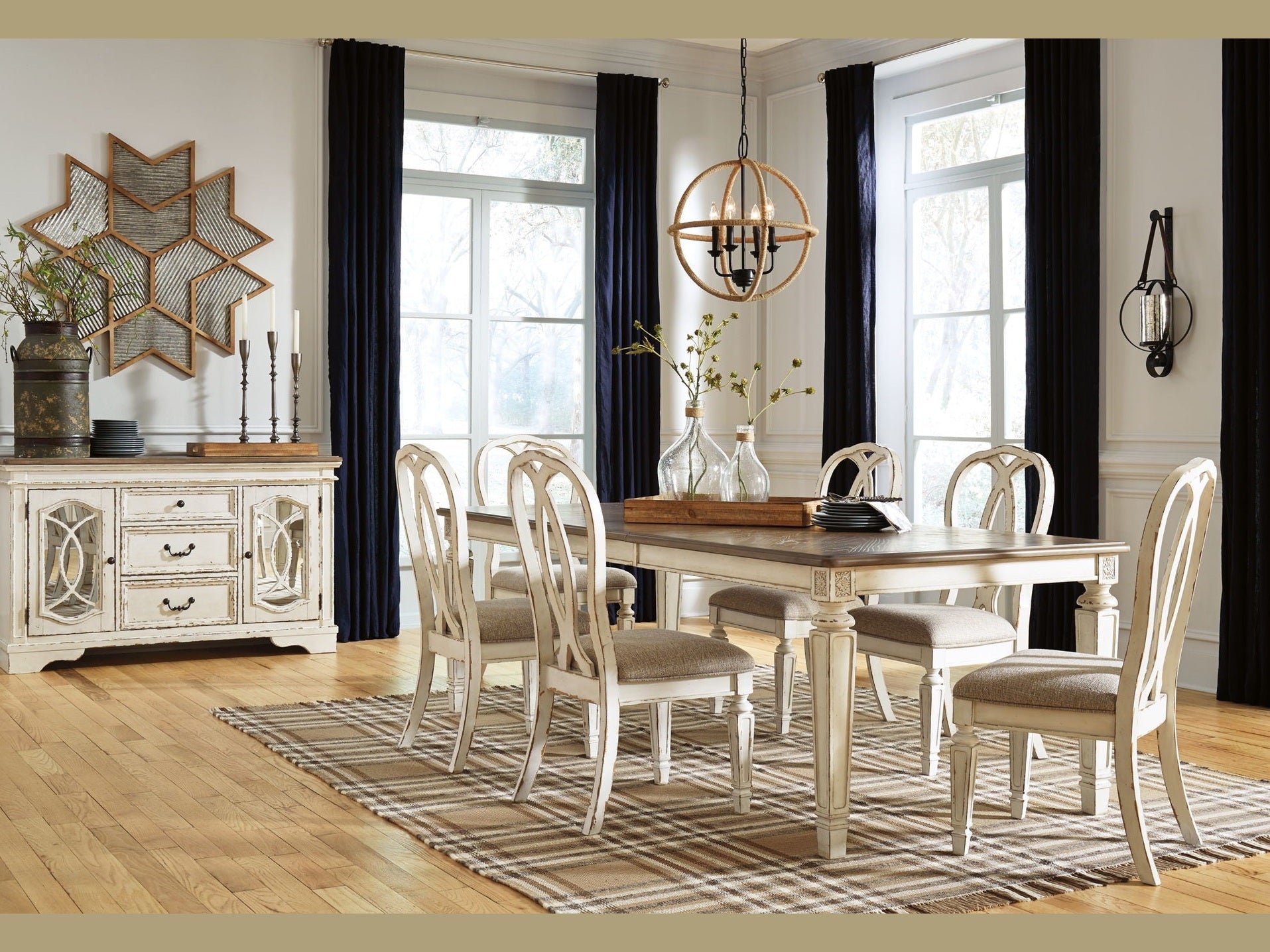 Realyn - Rectangular Dining Table Set