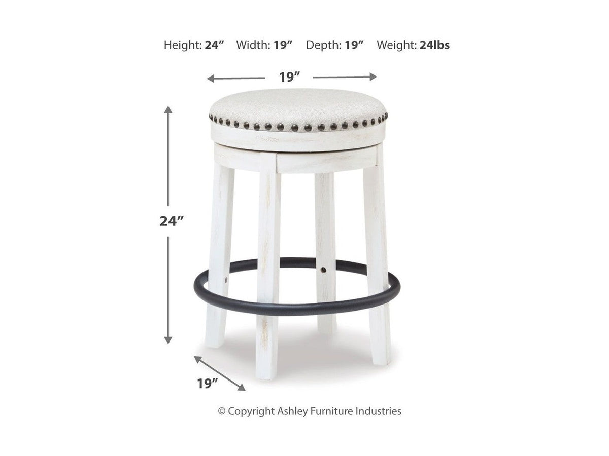 Valebeck - Upholstered Swivel Stool
