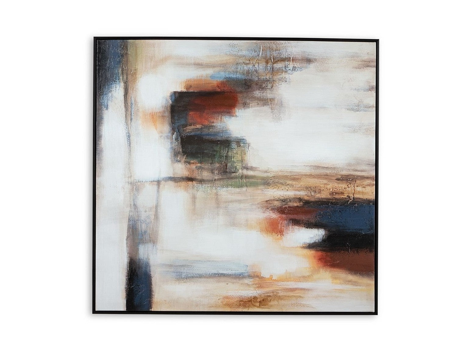 Pigeonford - Wall Art - White / Teal / Gold