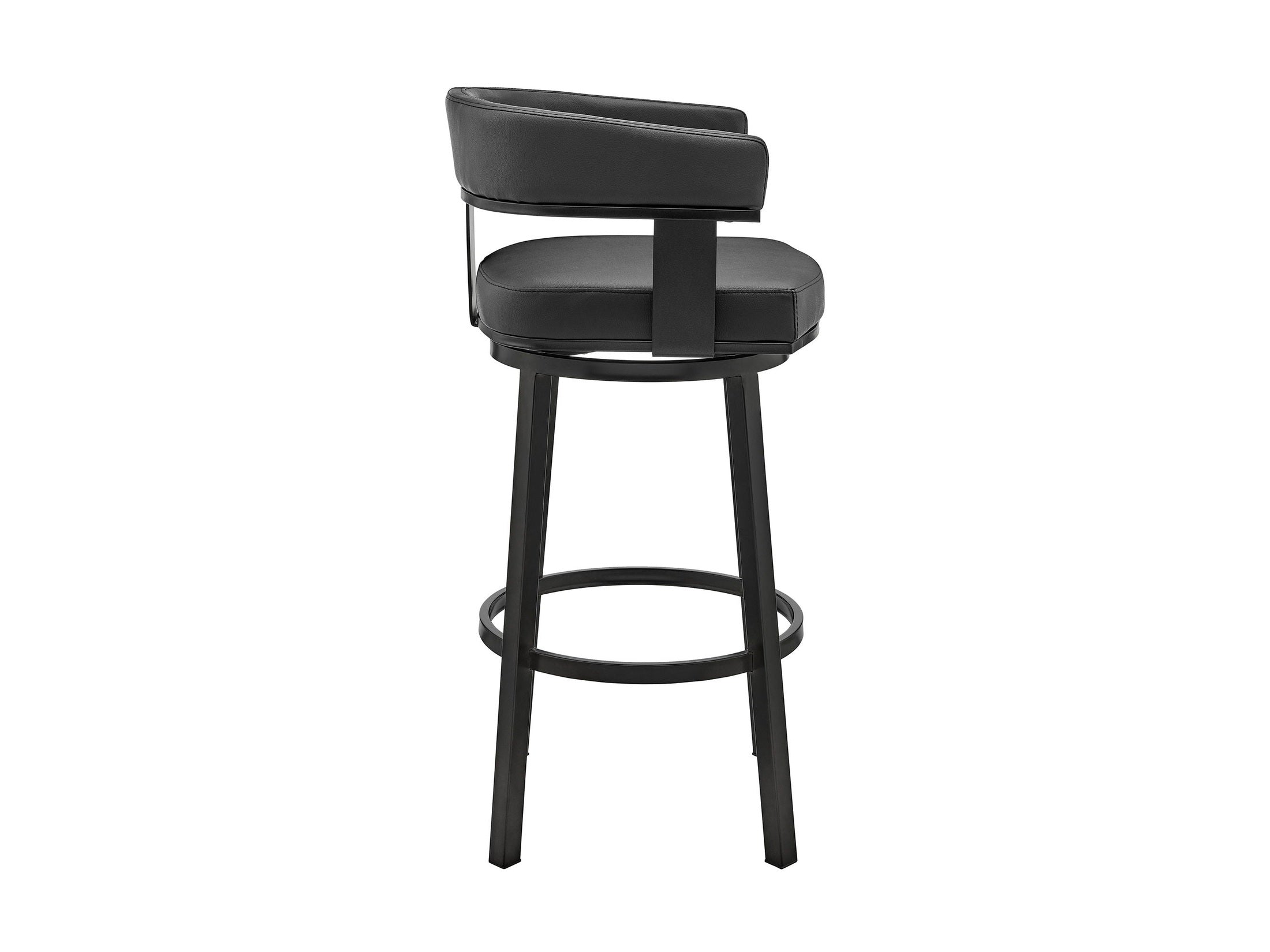 Cohen - Swivel Bar Stool - Black Finish