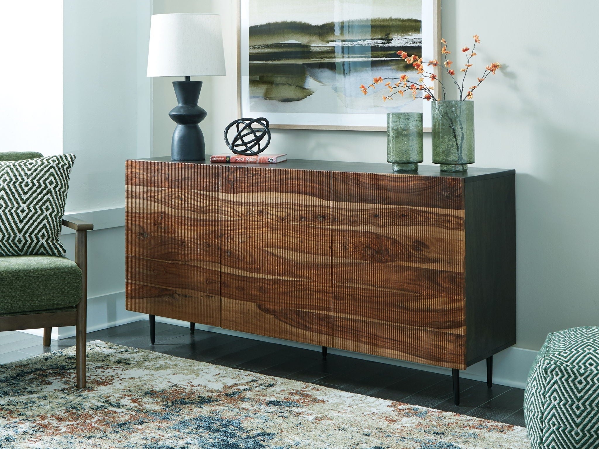 Darrey - Accent Cabinet - Natural / Brown