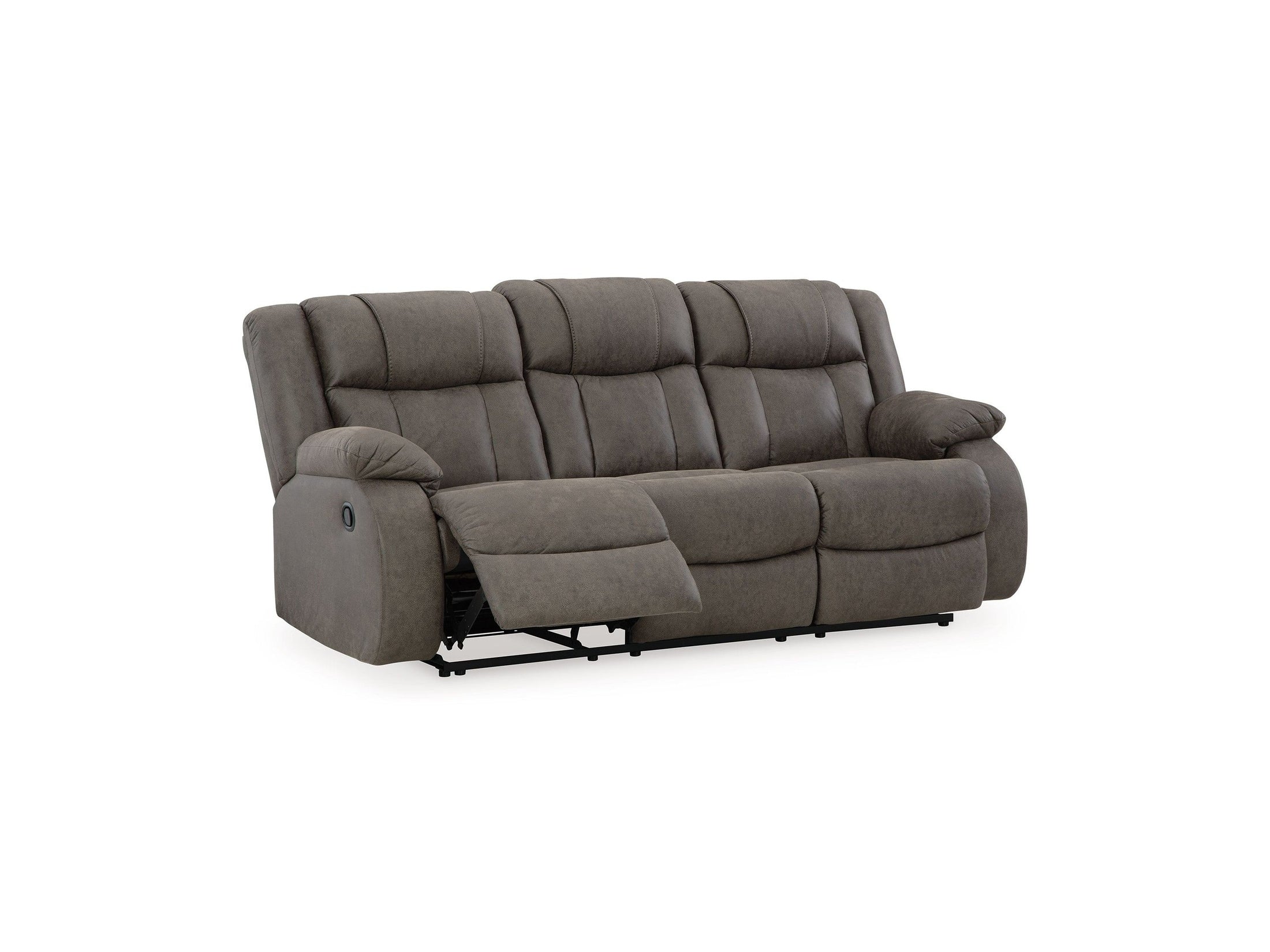 First Base - Reclining Sofa - Gunmetal