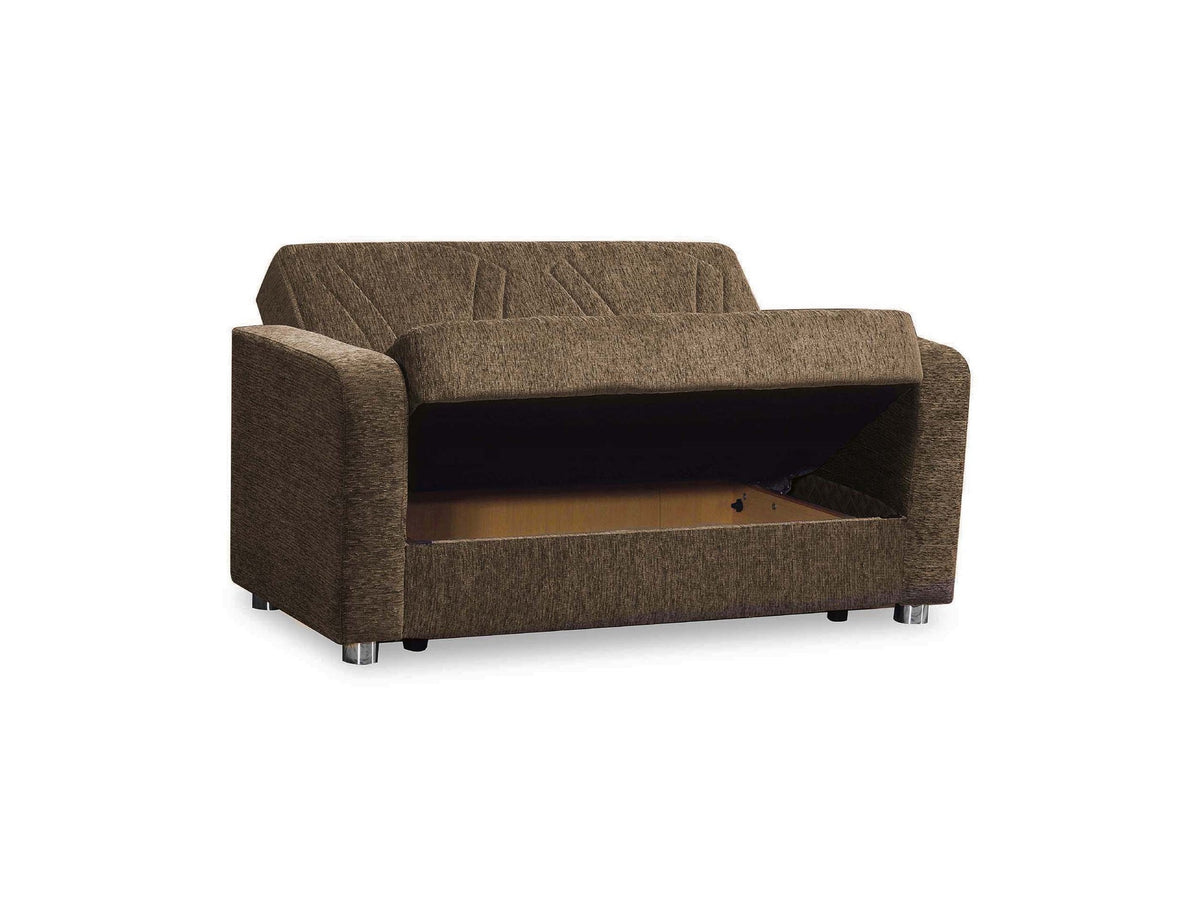 Ottomanson Elegance - Upholstered Convertible Loveseat With Storage