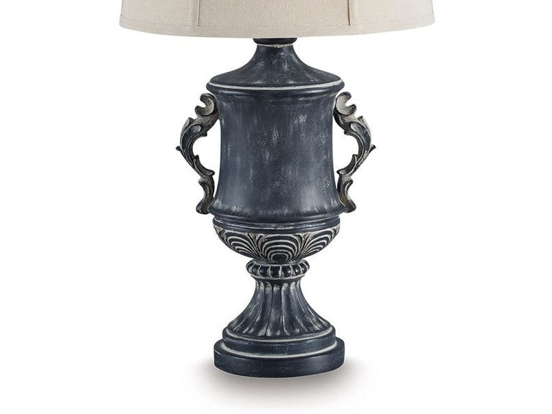Morvanford - Poly Table Lamp - Antique Black