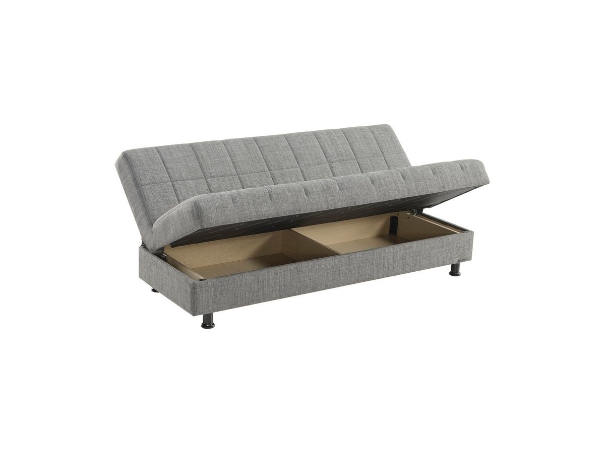 Ottomanson Sasta - Convertible Sofabed With Storage - Living Room Furniture - Bedroom Couch For Small Rooms - Studio Apartment Essentials