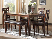 Bennox - Dining Room Table Set (Set of 6) - Brown