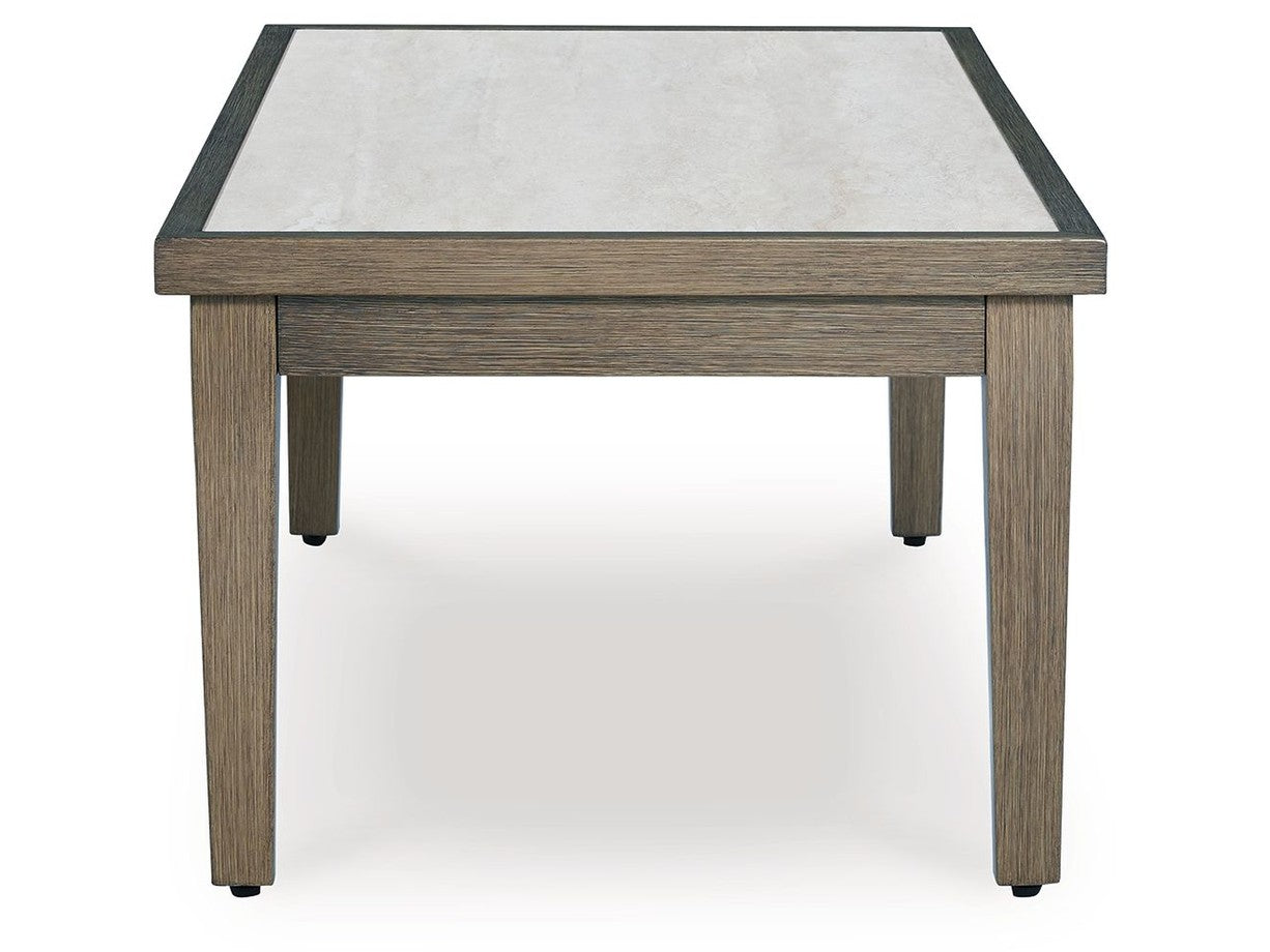 Rainier Ranch - Rectangular Cocktail Table - Brown / Beige
