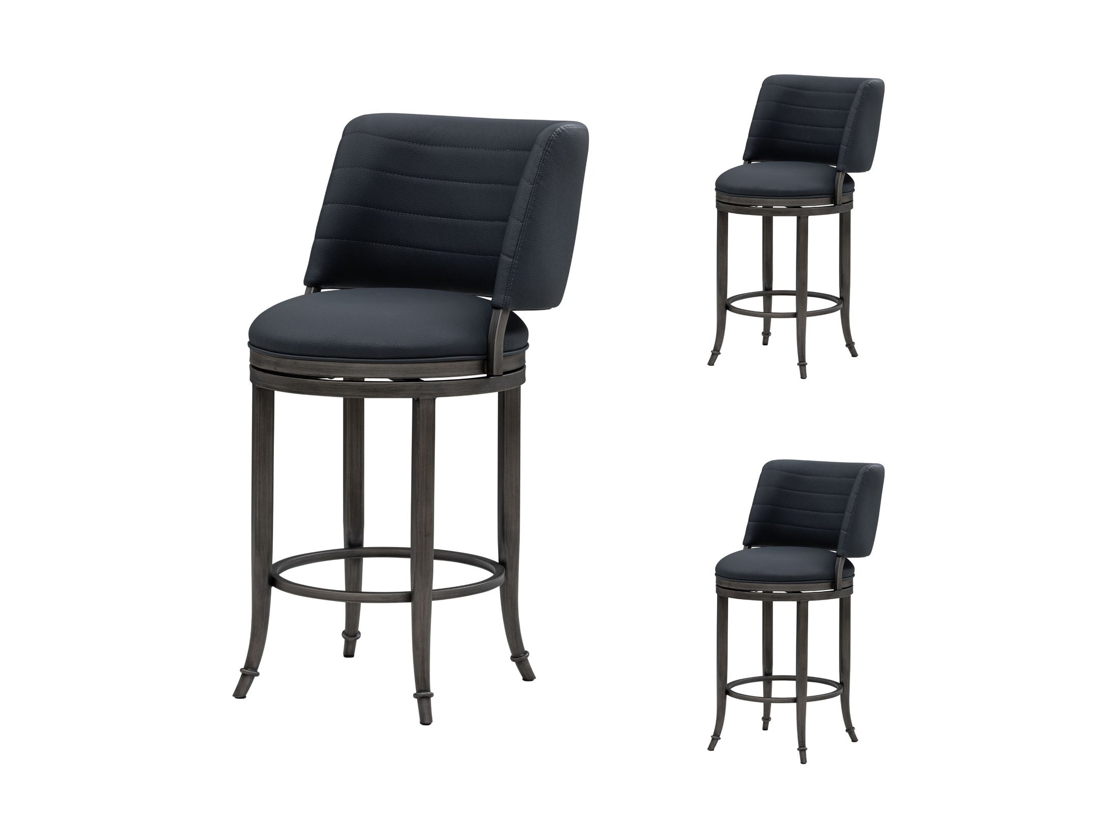 Torres - Upholstered Swivel Counter Height Barstool