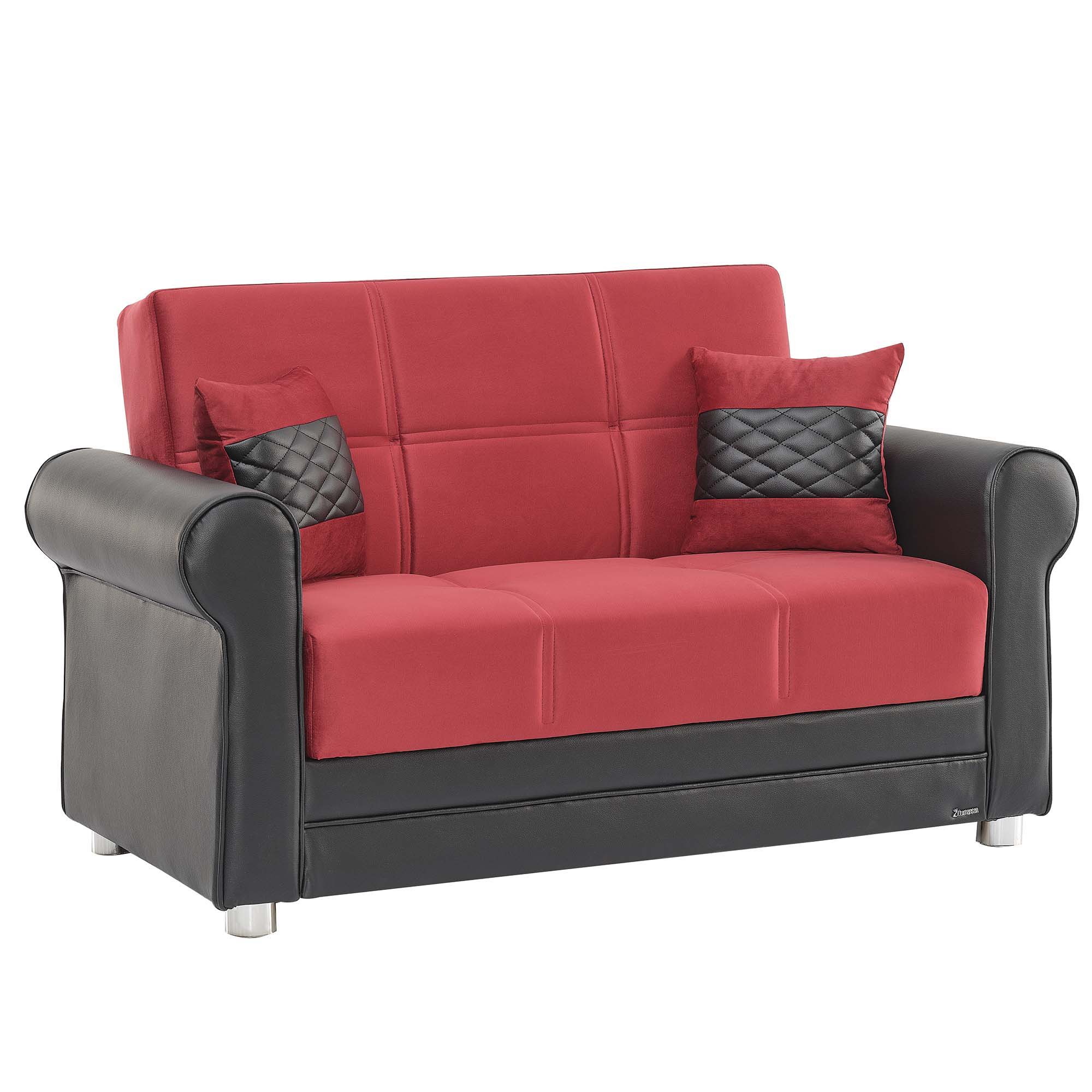 Ottomanson Avalon - Upholstered Convertible Loveseat With Storage