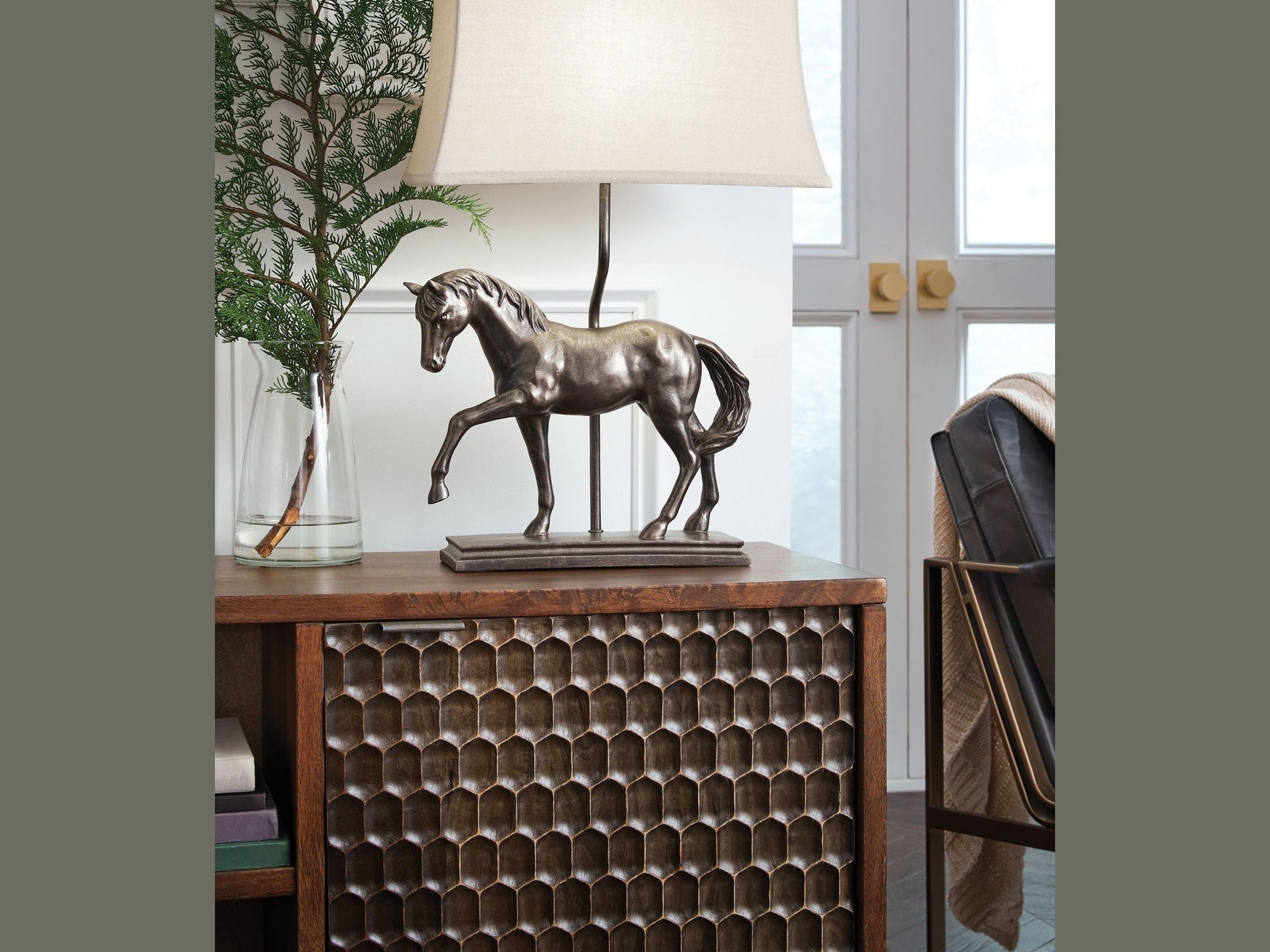 Sandorman - Poly Table Lamp - Bronze Finish