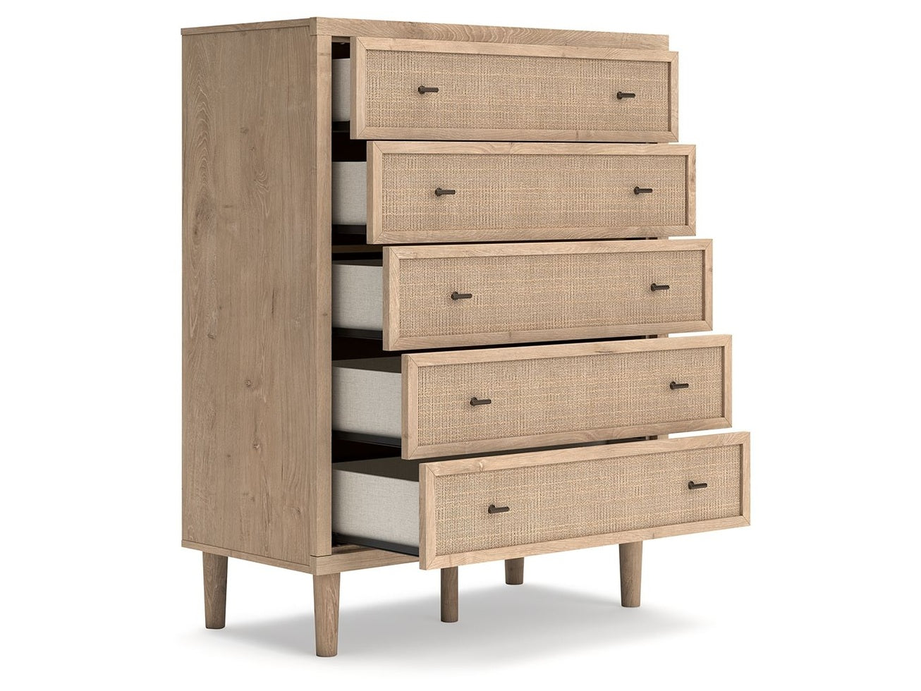 Cielden - Five Drawer Wide Chest - Two-Tone