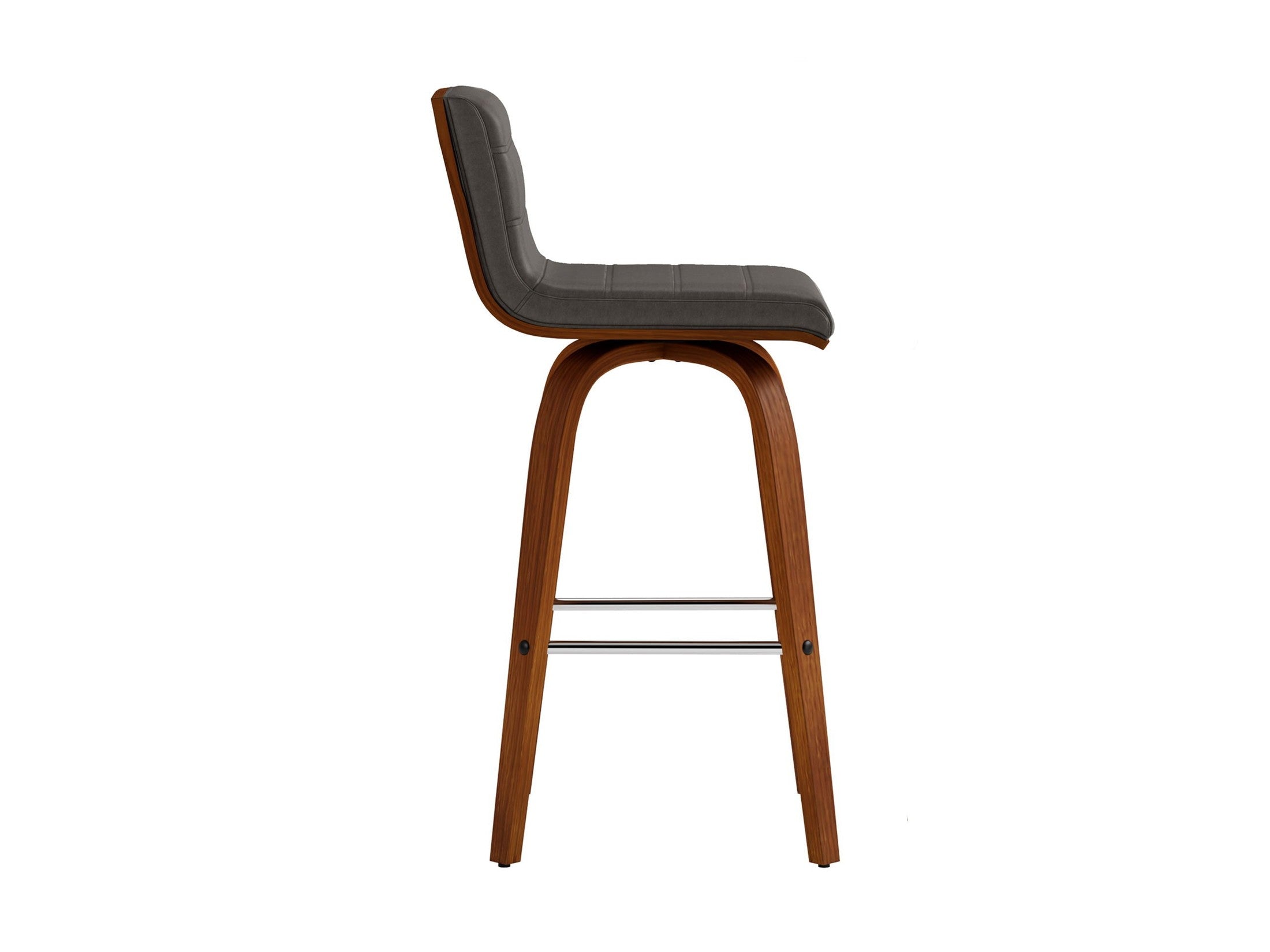 Vienna - 26" Swivel Counter Stool - Walnut Wood