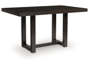 Neymorton - Rectangular Dining Room Counter Table - Dark Grayish Brown