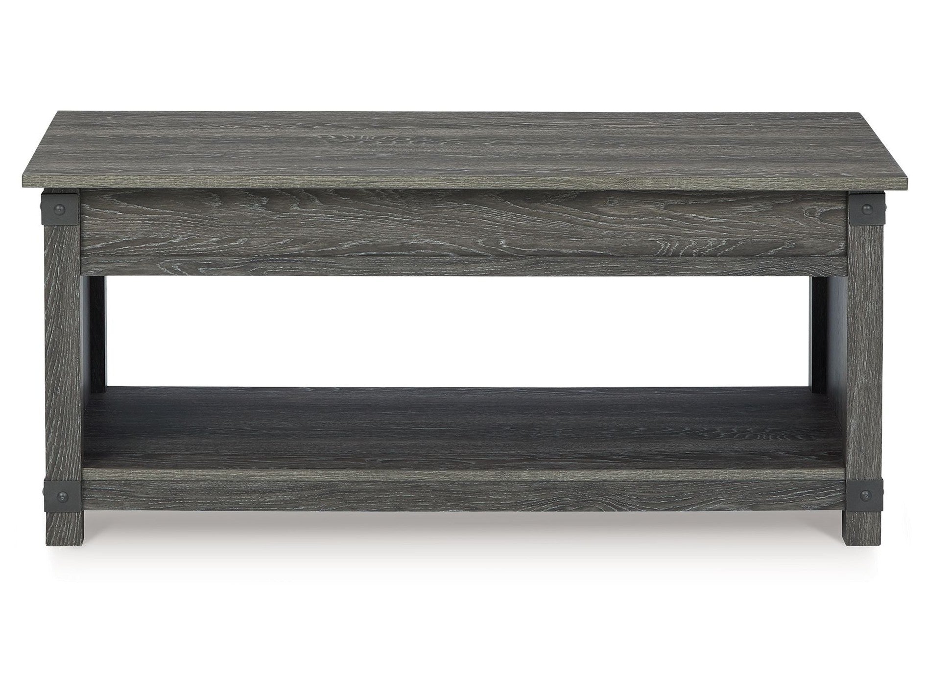 Freedan - Rect Lift Top Cocktail Table - Grayish Brown
