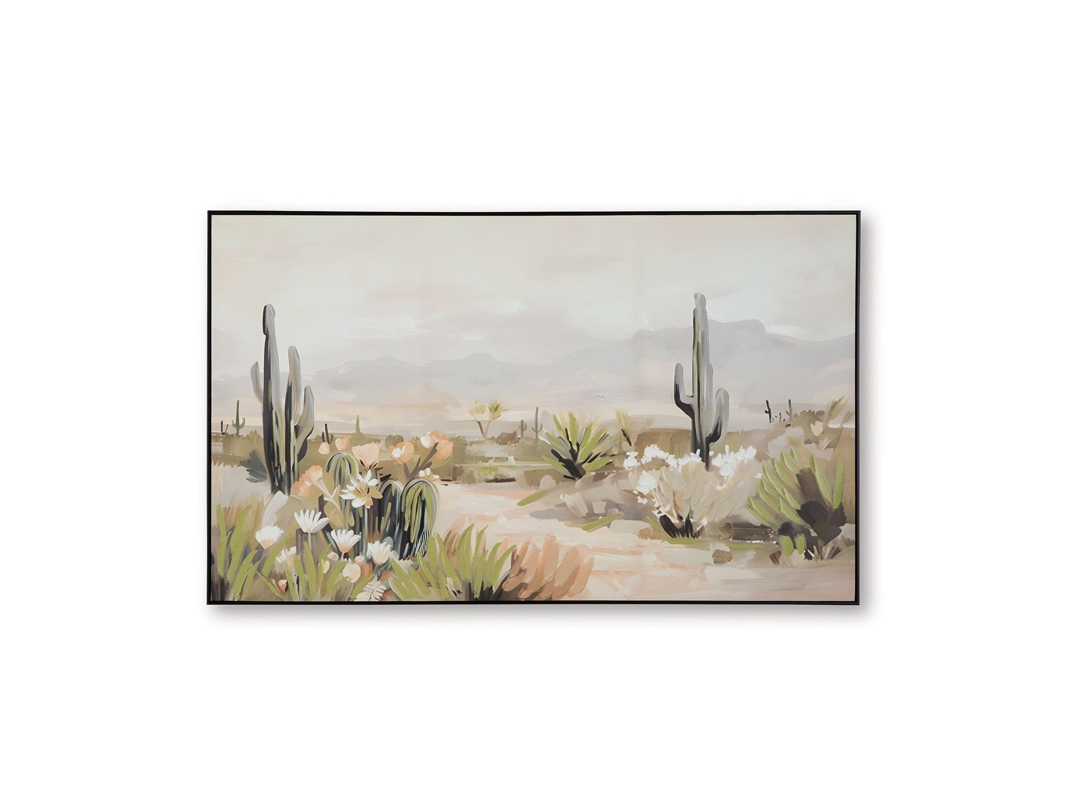 Sidworth - Wall Art - Green / Beige / Gray