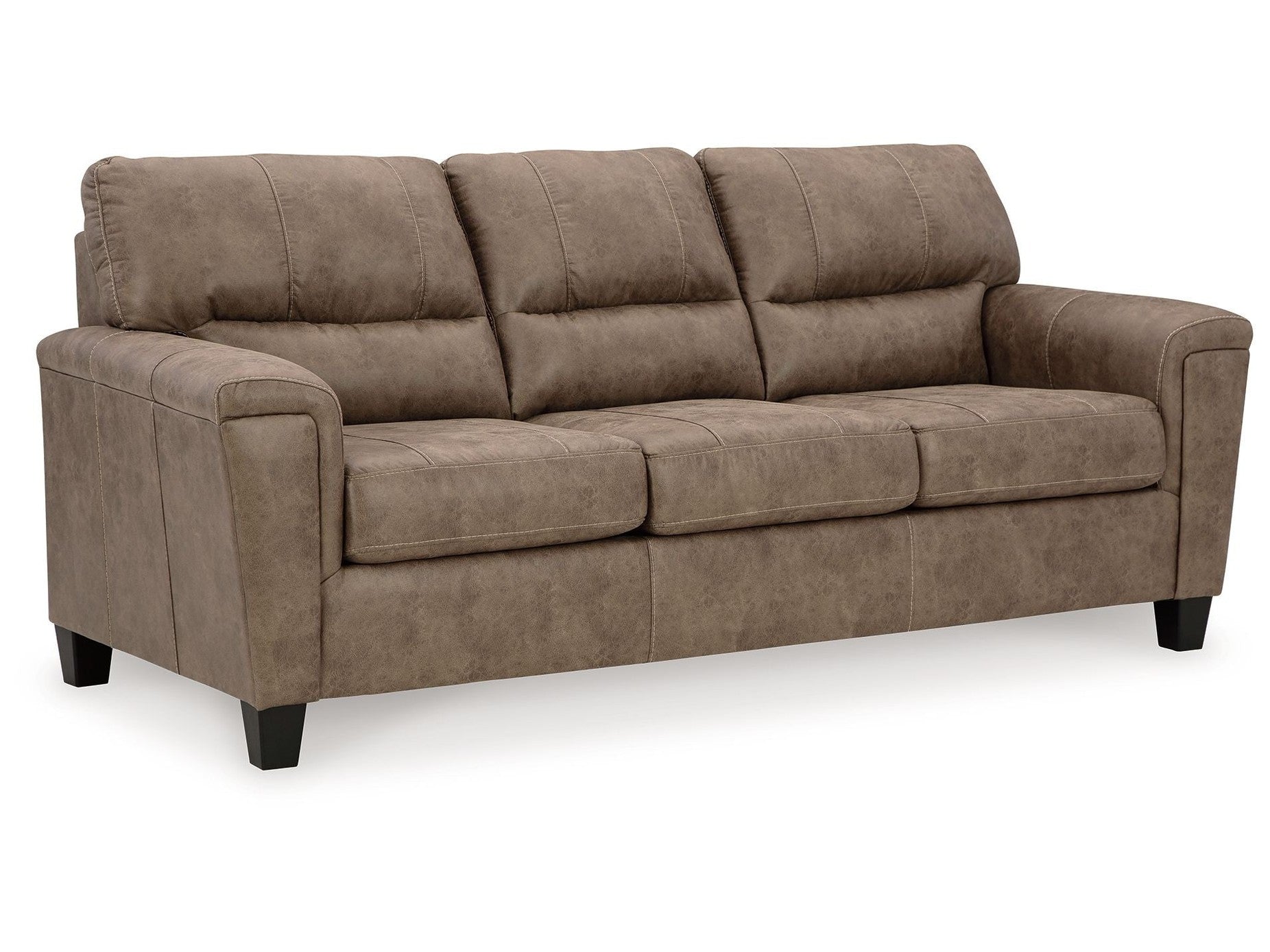 Navi - 3 Pc. - Sofa, Loveseat, Rocker Recliner - Fossil