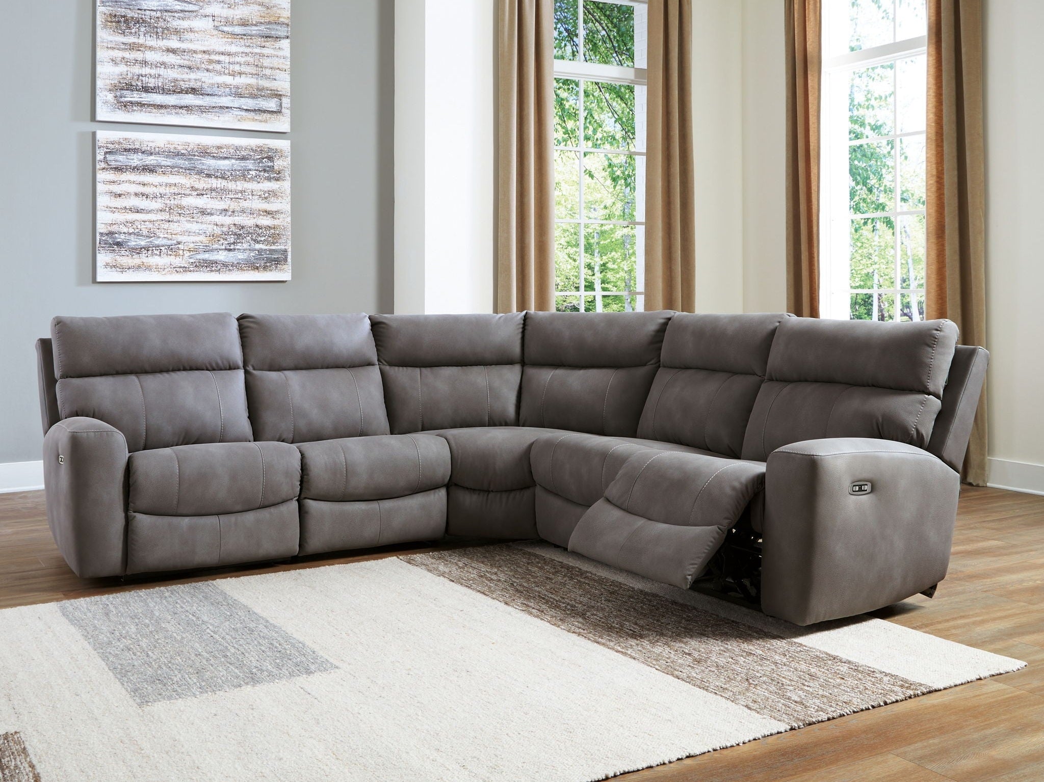 Next-Gen Durapella - Power Reclining Sectional Set