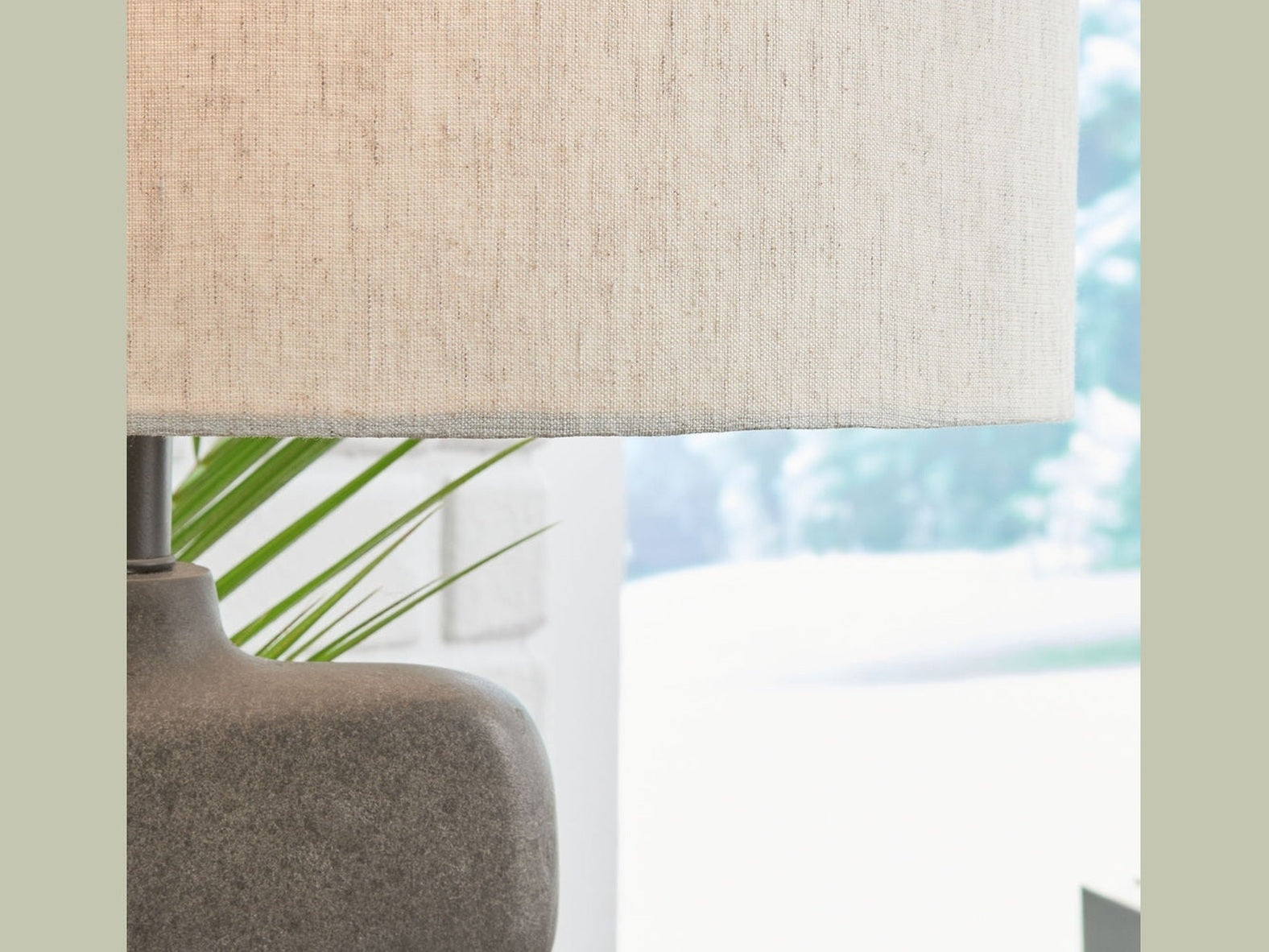 Danacy - Paper Table Lamp - Distressed Black
