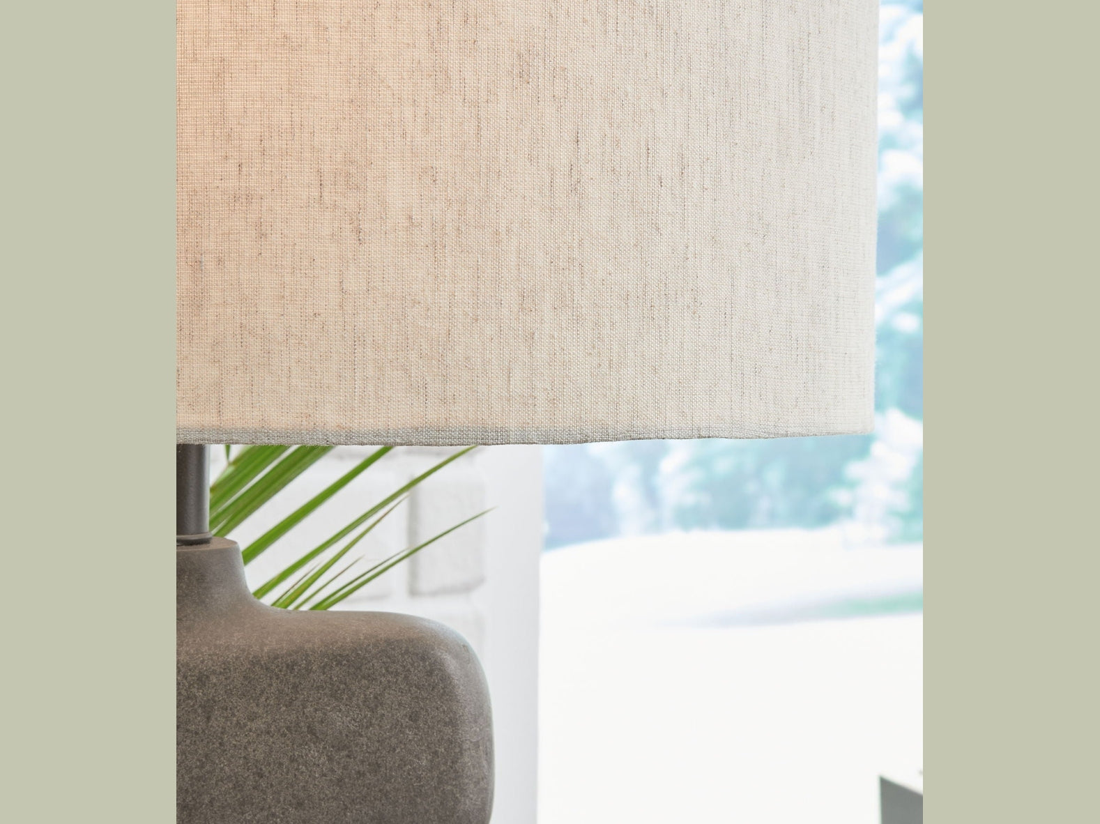 Danacy - Paper Table Lamp - Distressed Black