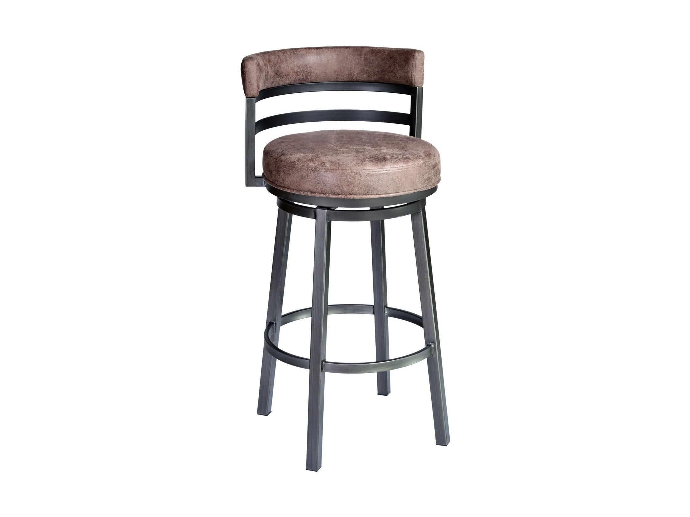 Madrid - Counter Height Swivel Bar Stool - Mineral