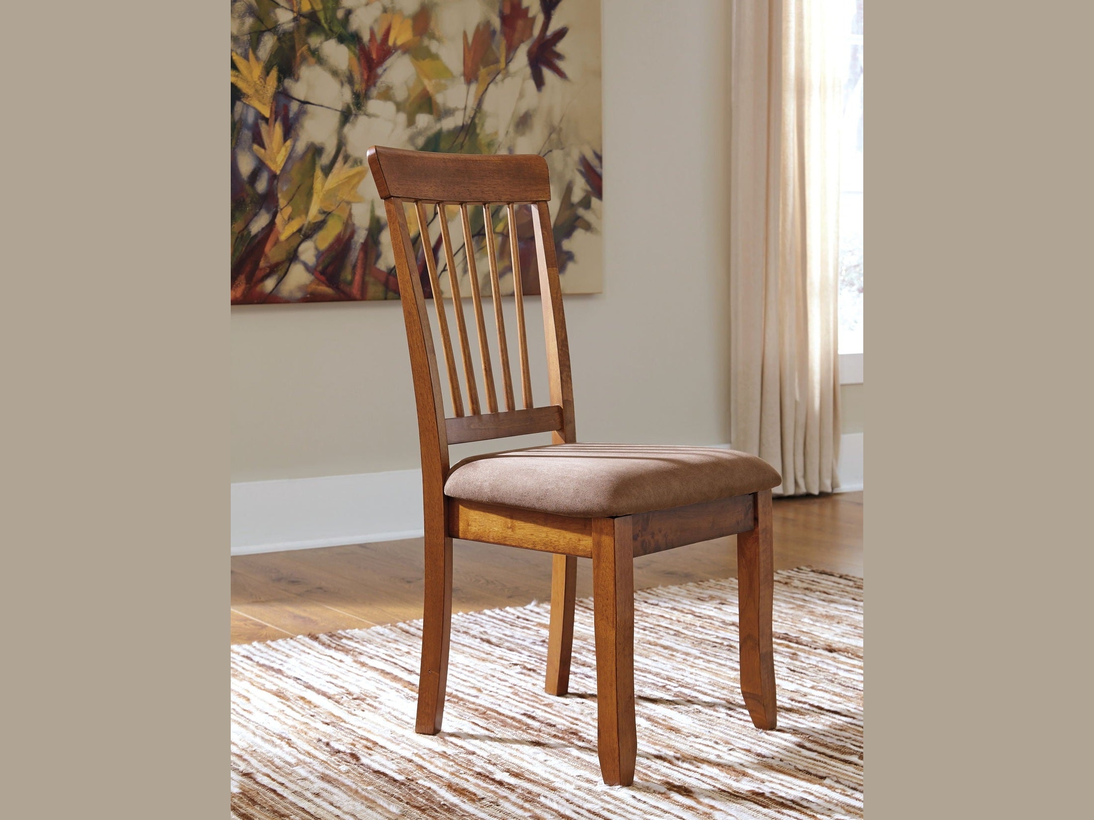 Berringer - Dining UPH Side Chair (Set of 2) - Rustic Brown