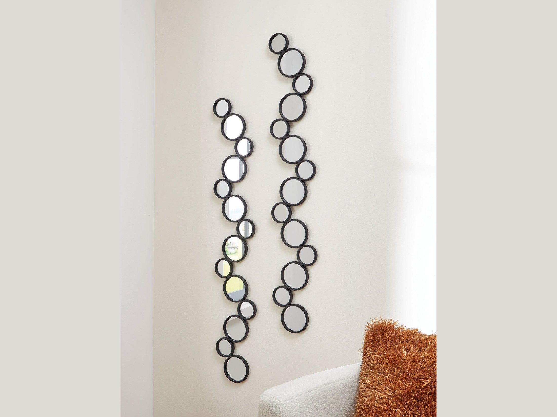 Vinler - Accent Mirror Set (Set of 2) - Black