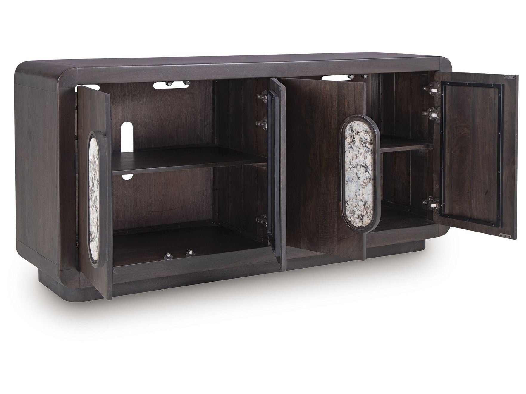 Elliston - Accent Cabinet - Espresso Brown