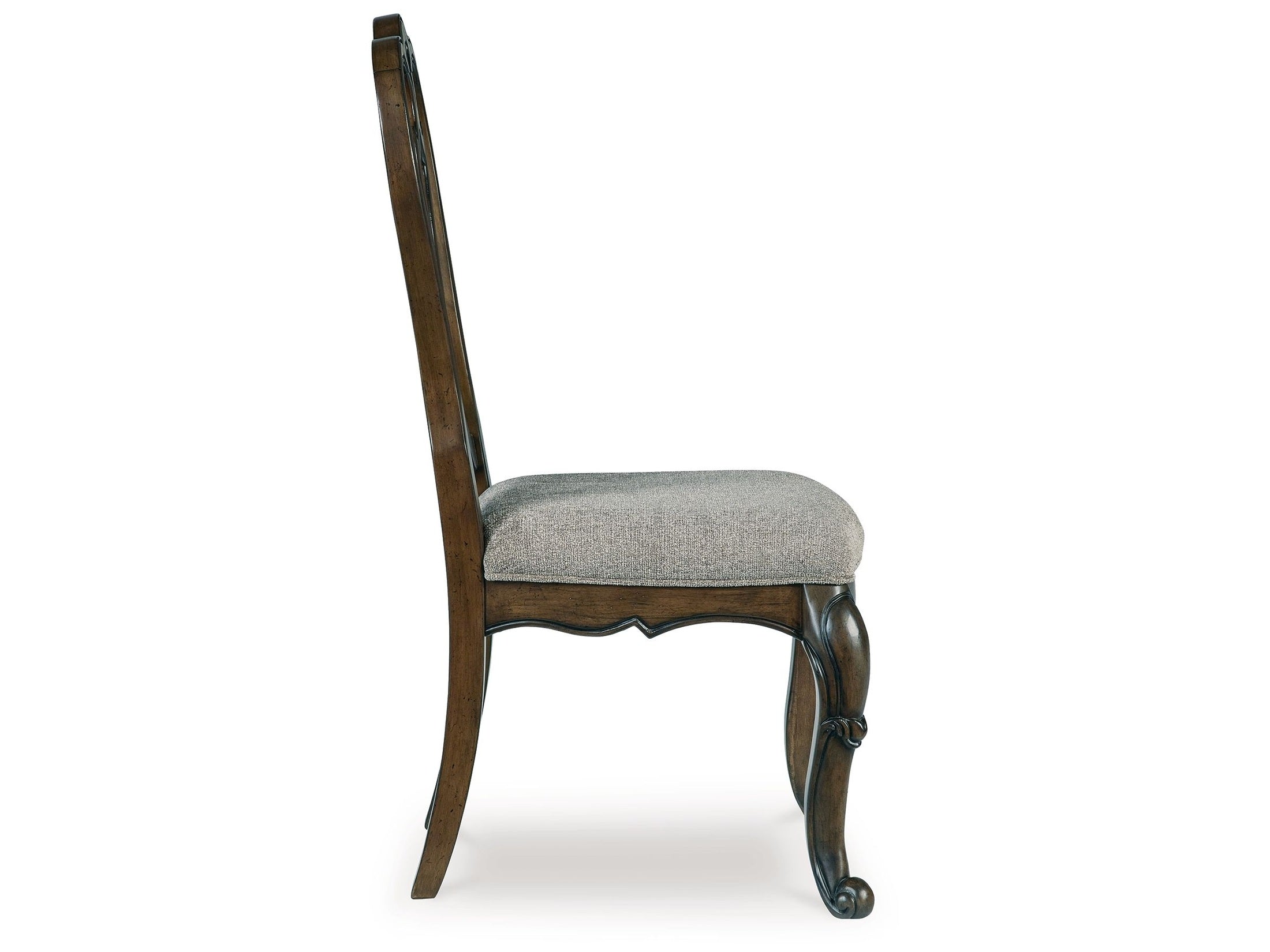 Maylee - Dining Upholstered Side Chair (Set of 2) - Dark Brown