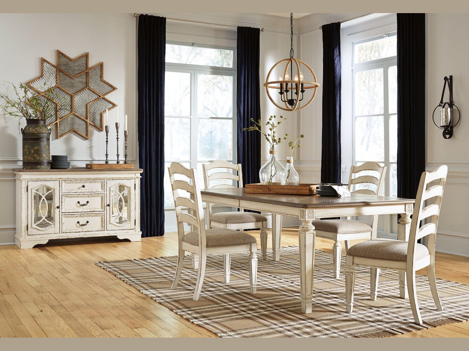 Realyn - Rectangular Dining Table Set