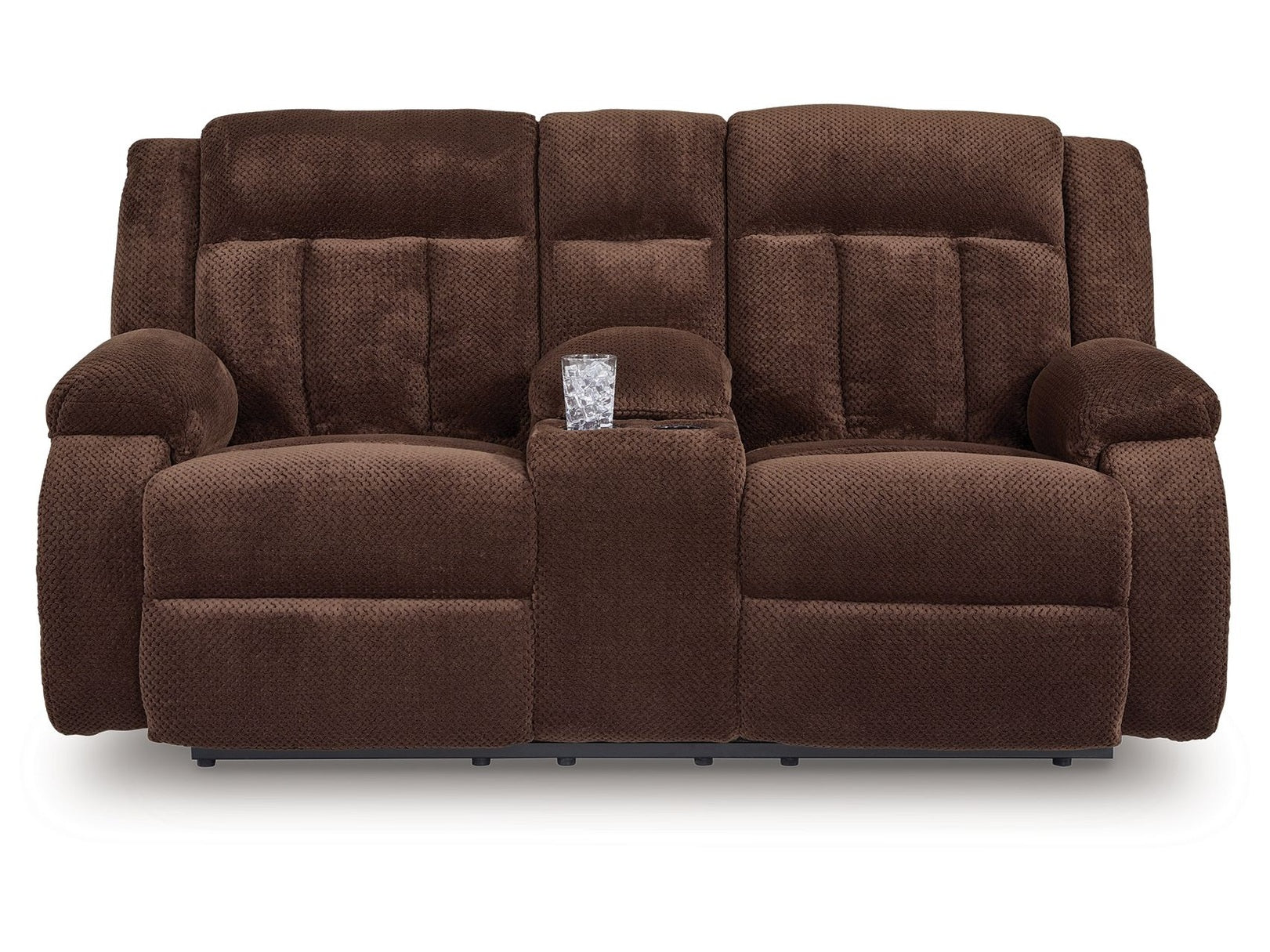 Greely Bend - Double Relcining Power Loveseat With Console