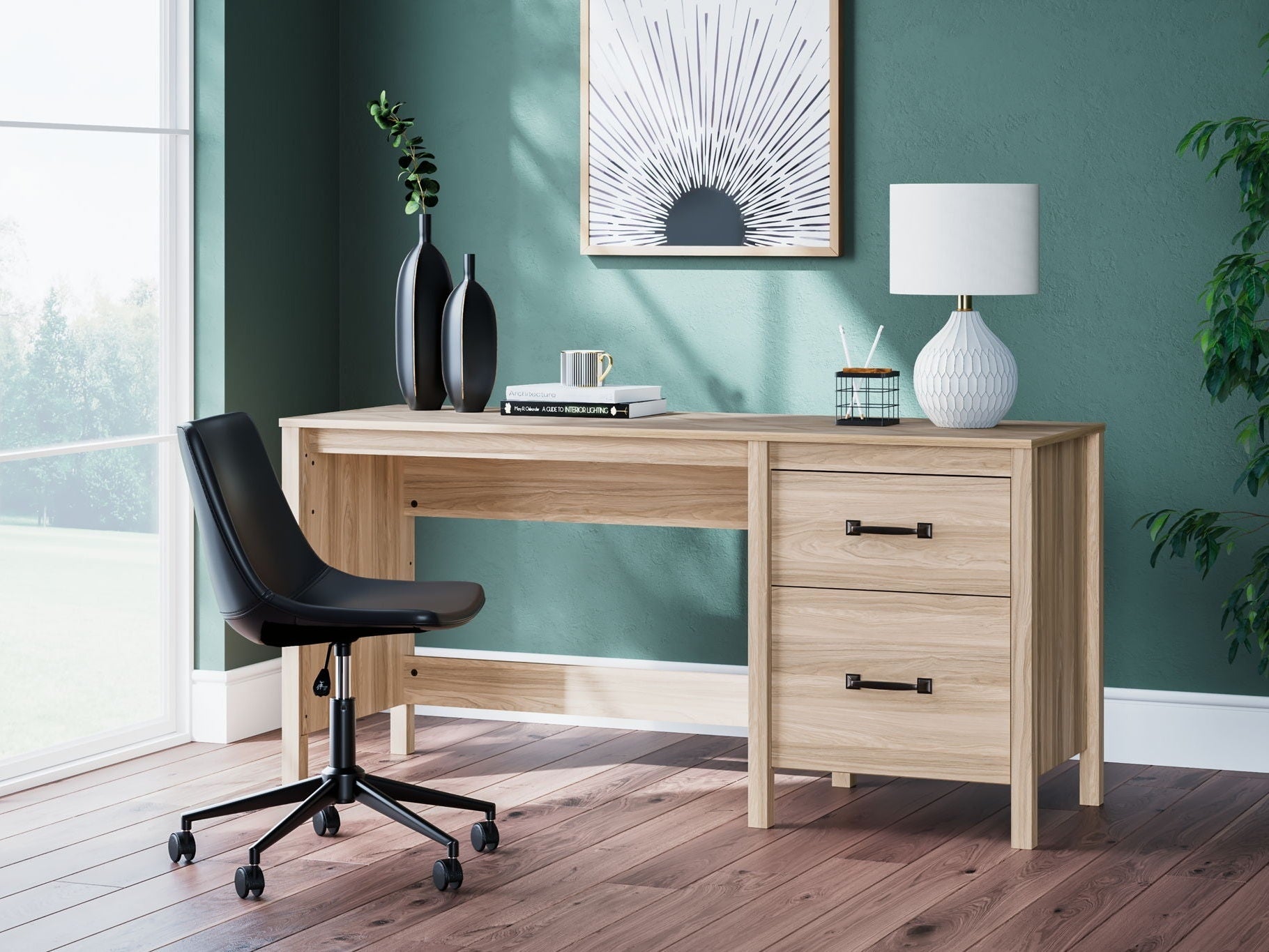 Battelle - Home Office Desk - Tan