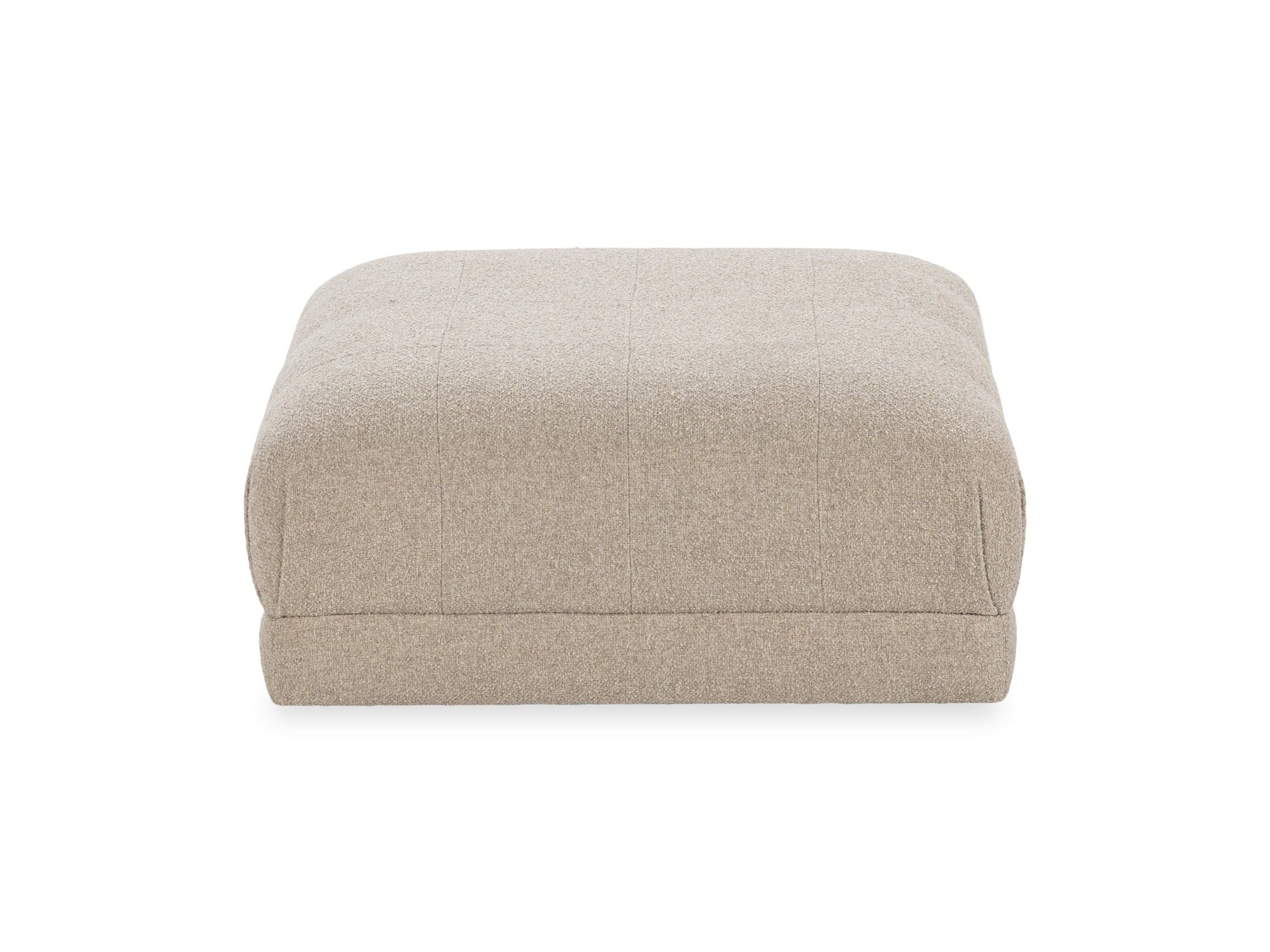Adalynne - Upholstered Square Ottoman - Buttermilk