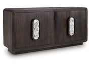 Elliston - Accent Cabinet - Espresso Brown