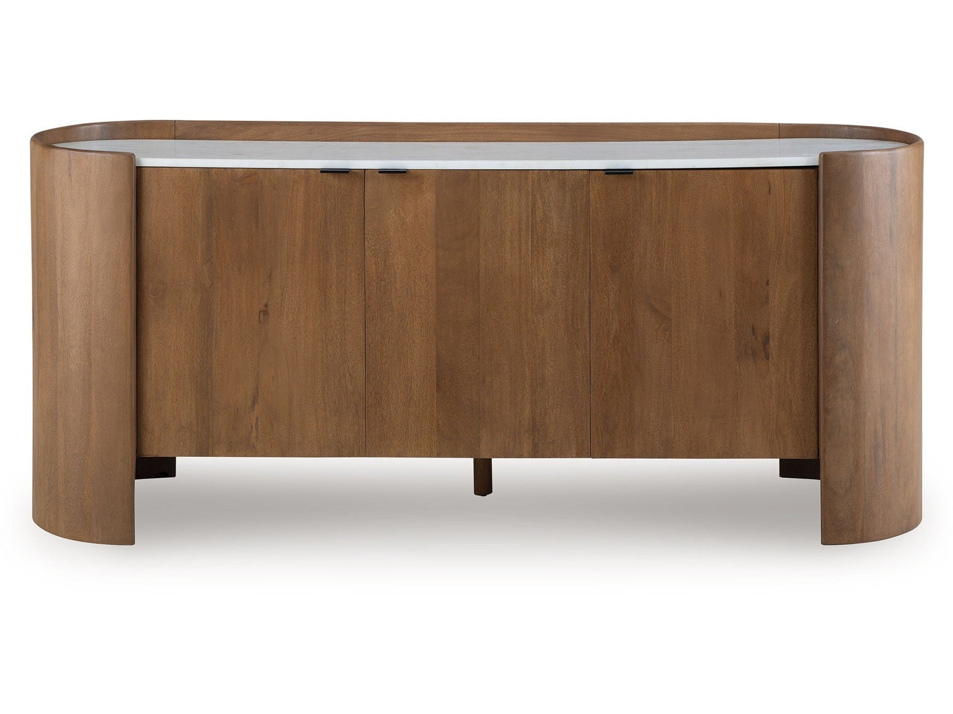 Fitzroy - Accent Cabinet - Brown / White