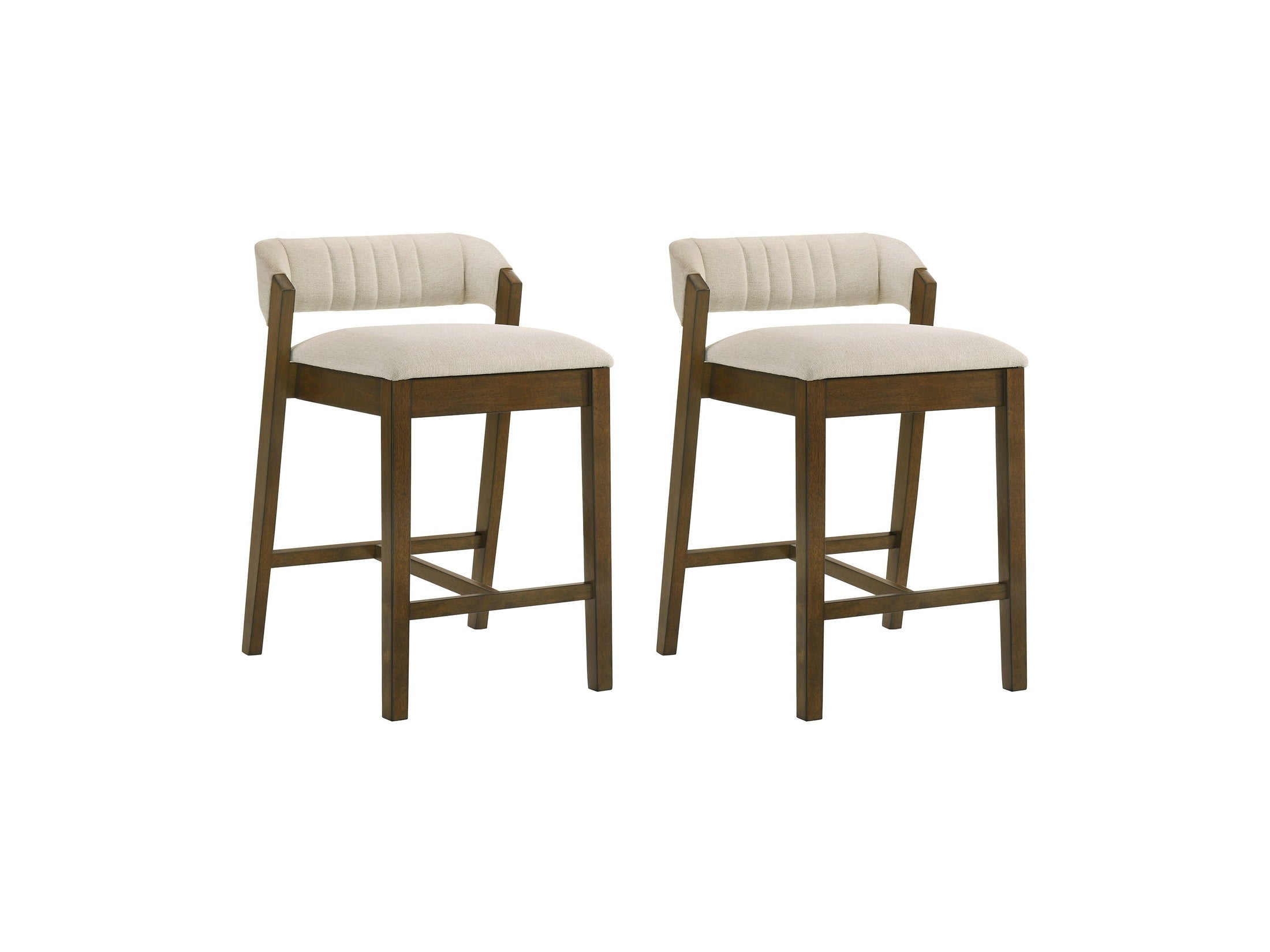 Landyn - 26" Sepia Brown Counter Height Rubberwood Barstool