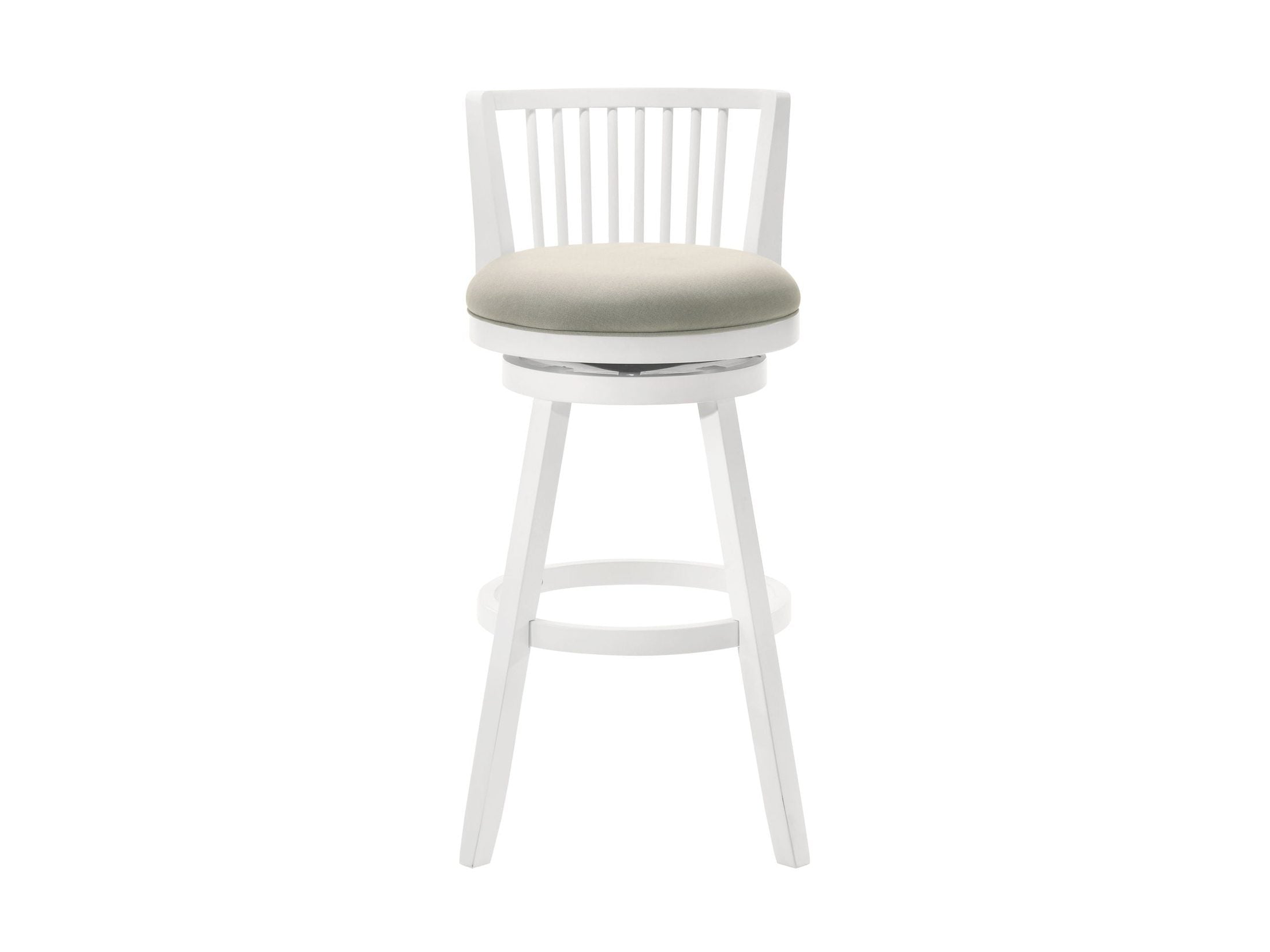 Harper - 30" Amber Glow Bar Height Rubberwood Swivel Barstool