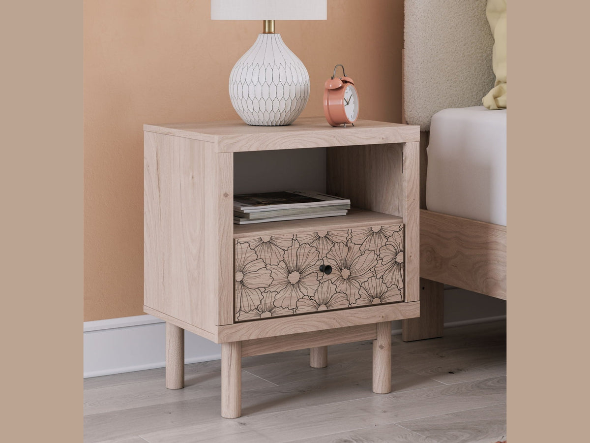 Arloster - One Drawer Night Stand - Tan