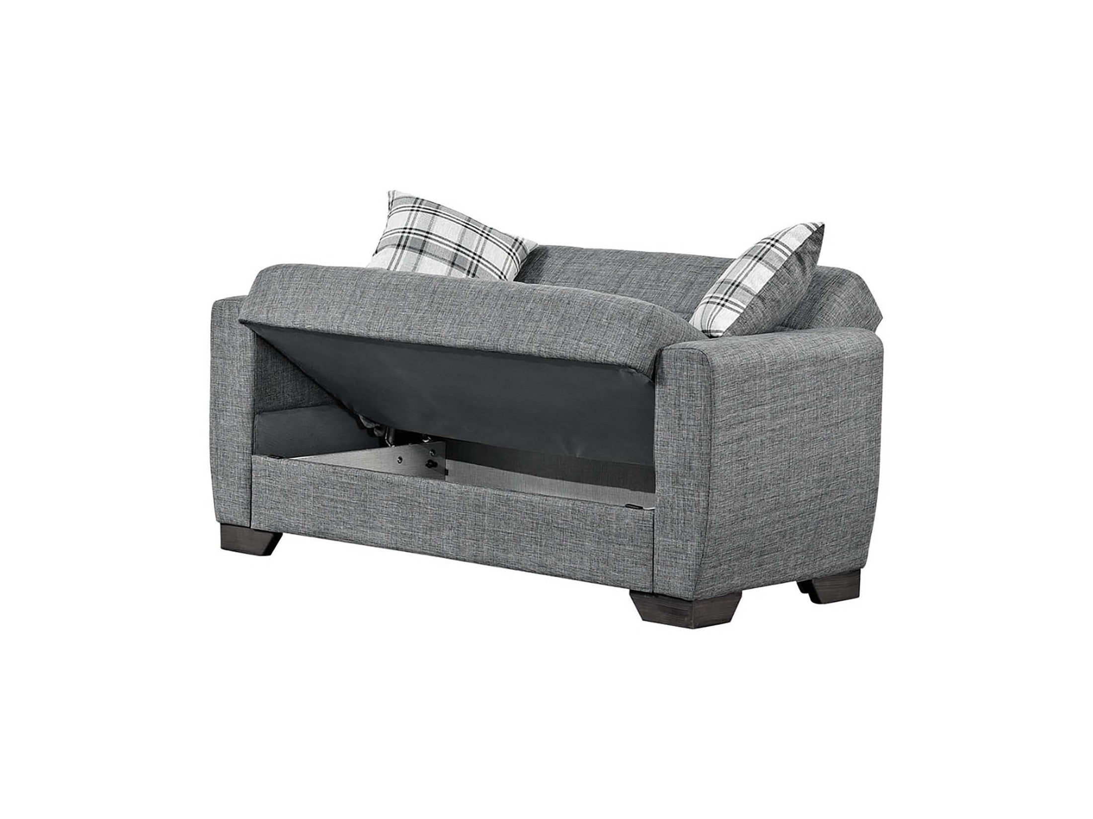 Ottomanson Barato - Upholstered Convertible Loveseat With Storage