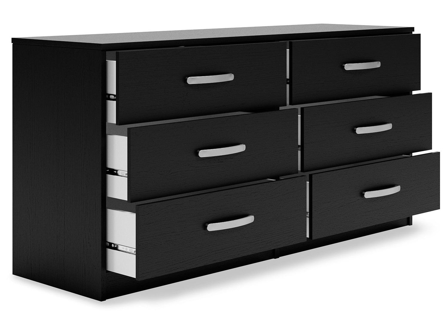 Finch - Six Drawer Dresser - Black