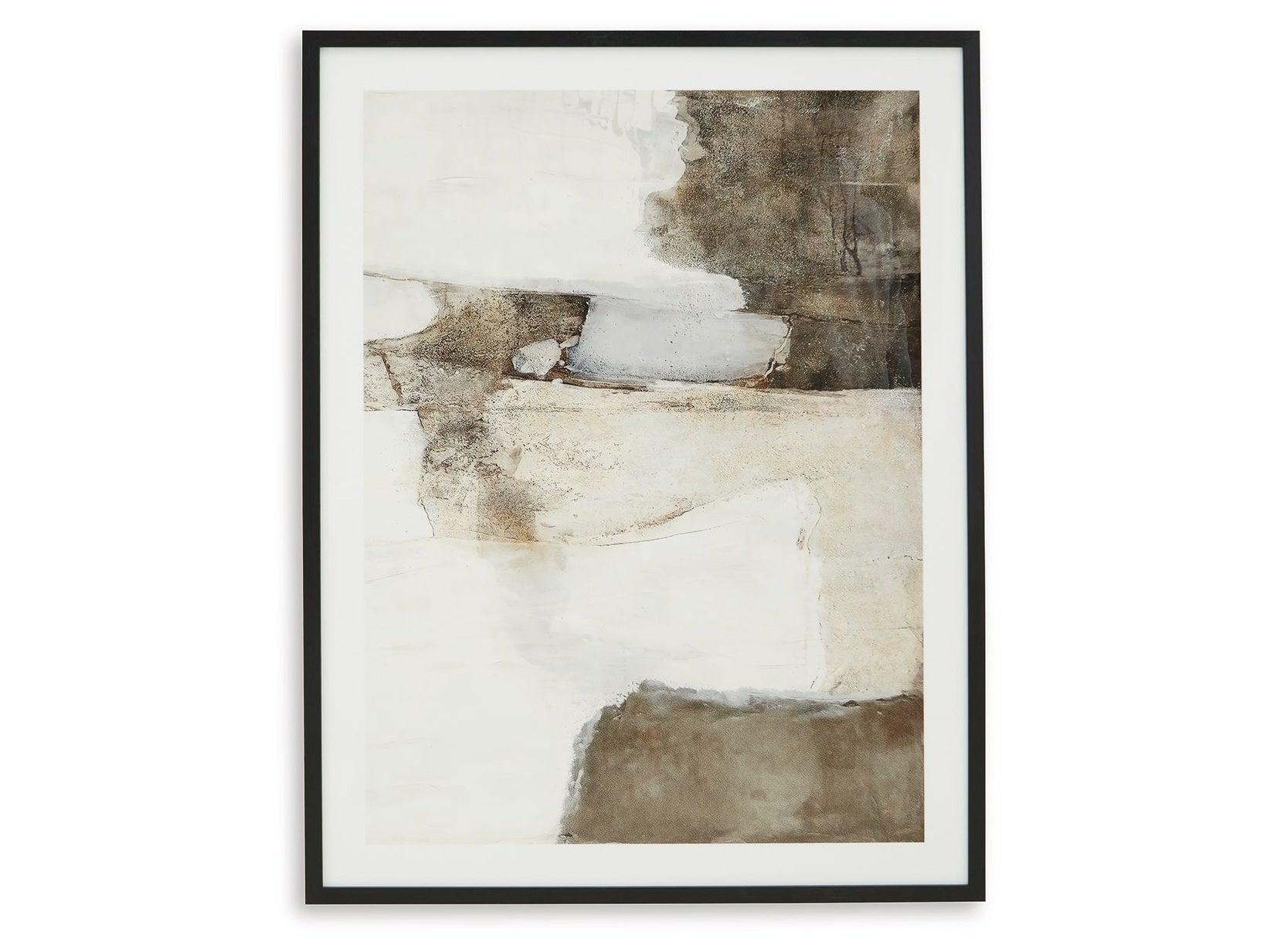 Aldricton - Wall Art - Brown / White