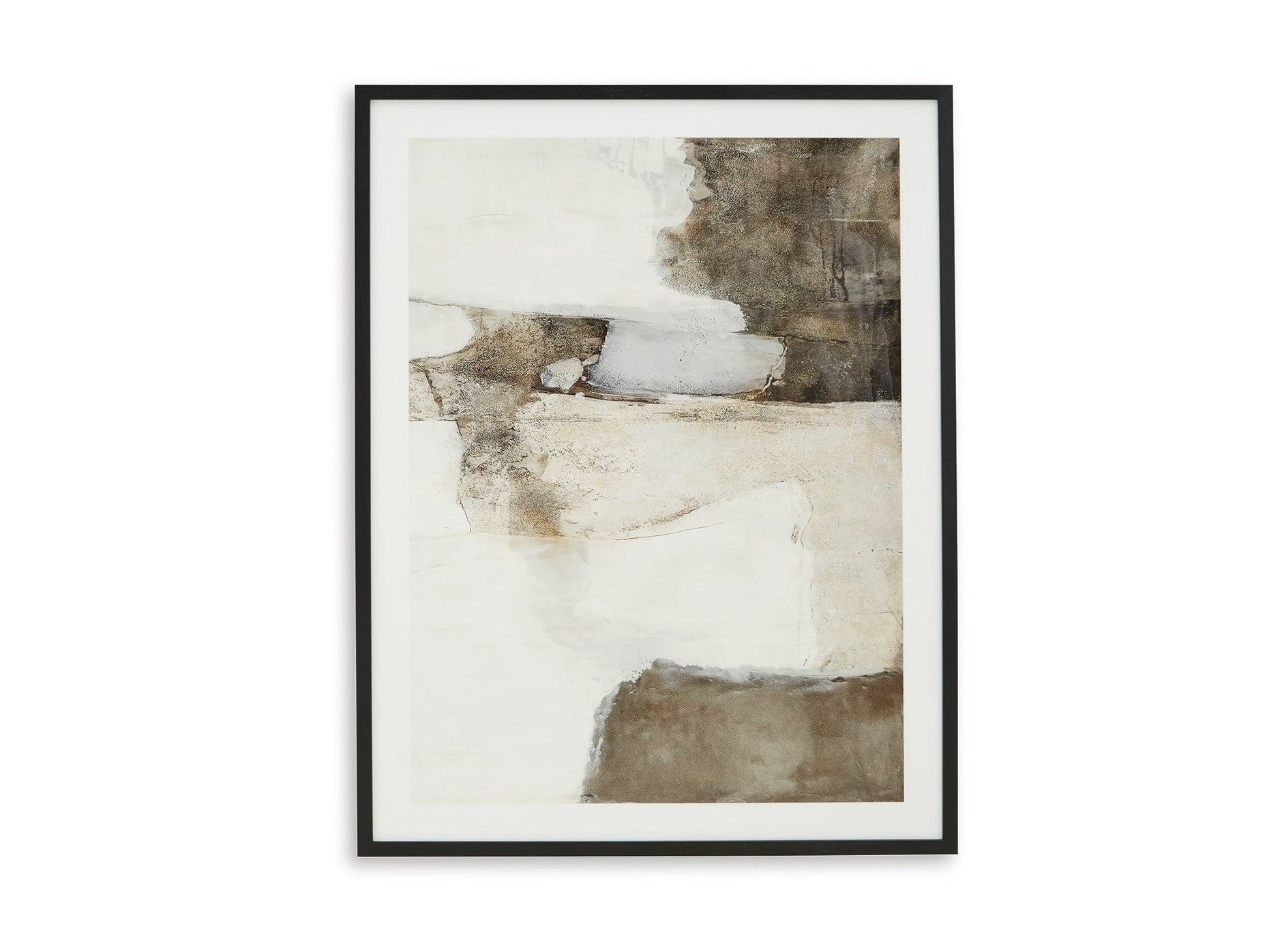 Aldricton - Wall Art - Brown / White