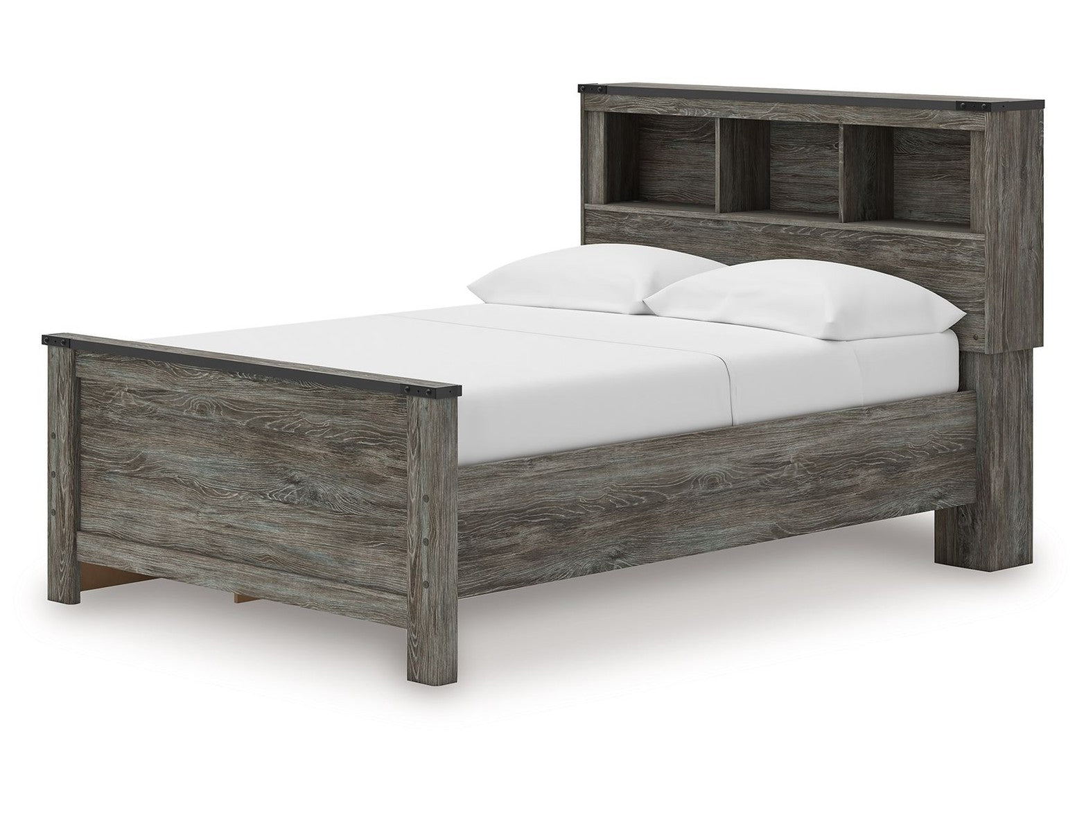 Frandern - Bookcase Panel Bed