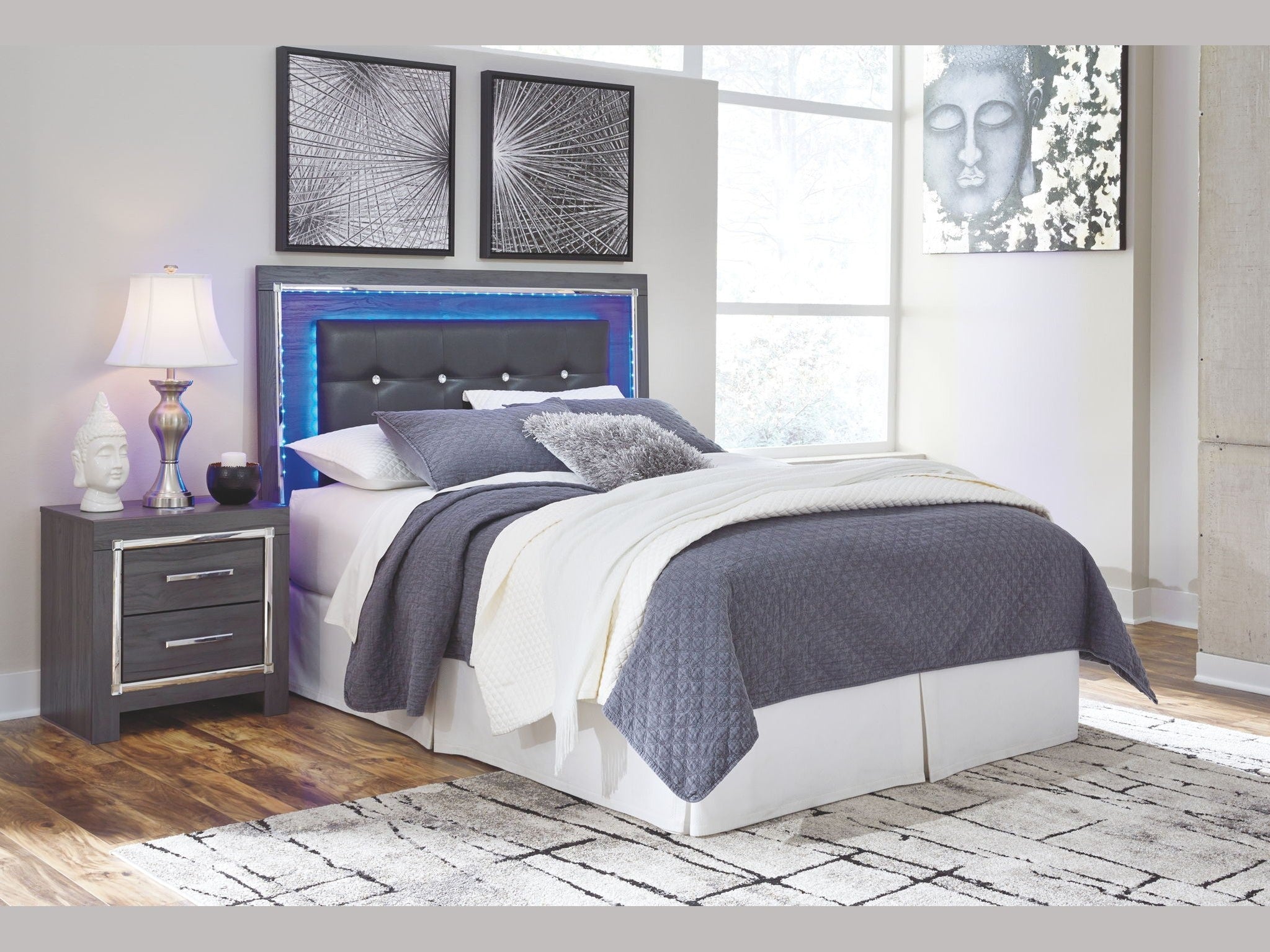 Lodanna - Upholstered Panel Headboard
