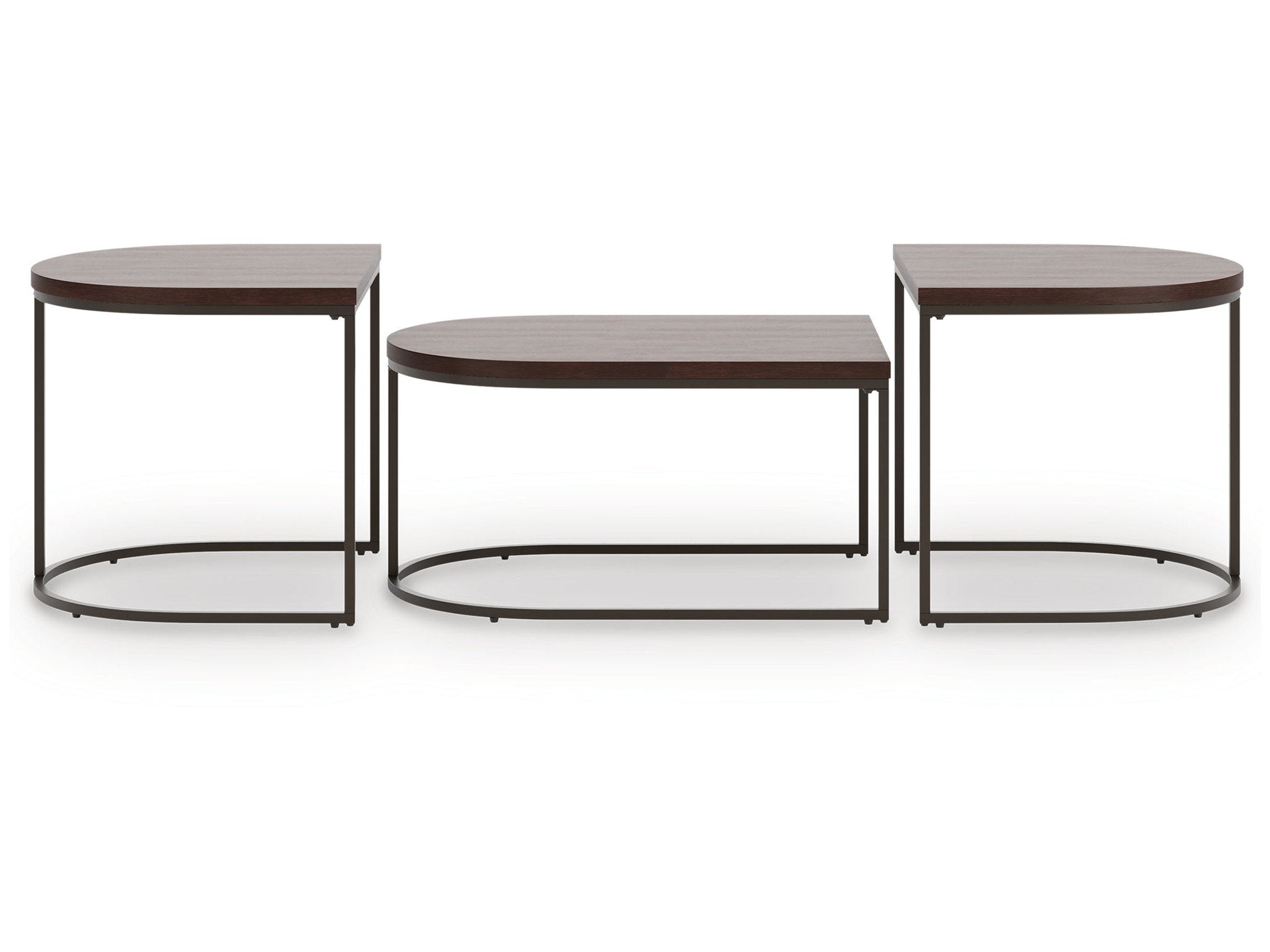 Vanmore - Occasional Table Set (Set of 3) - Dark Brown