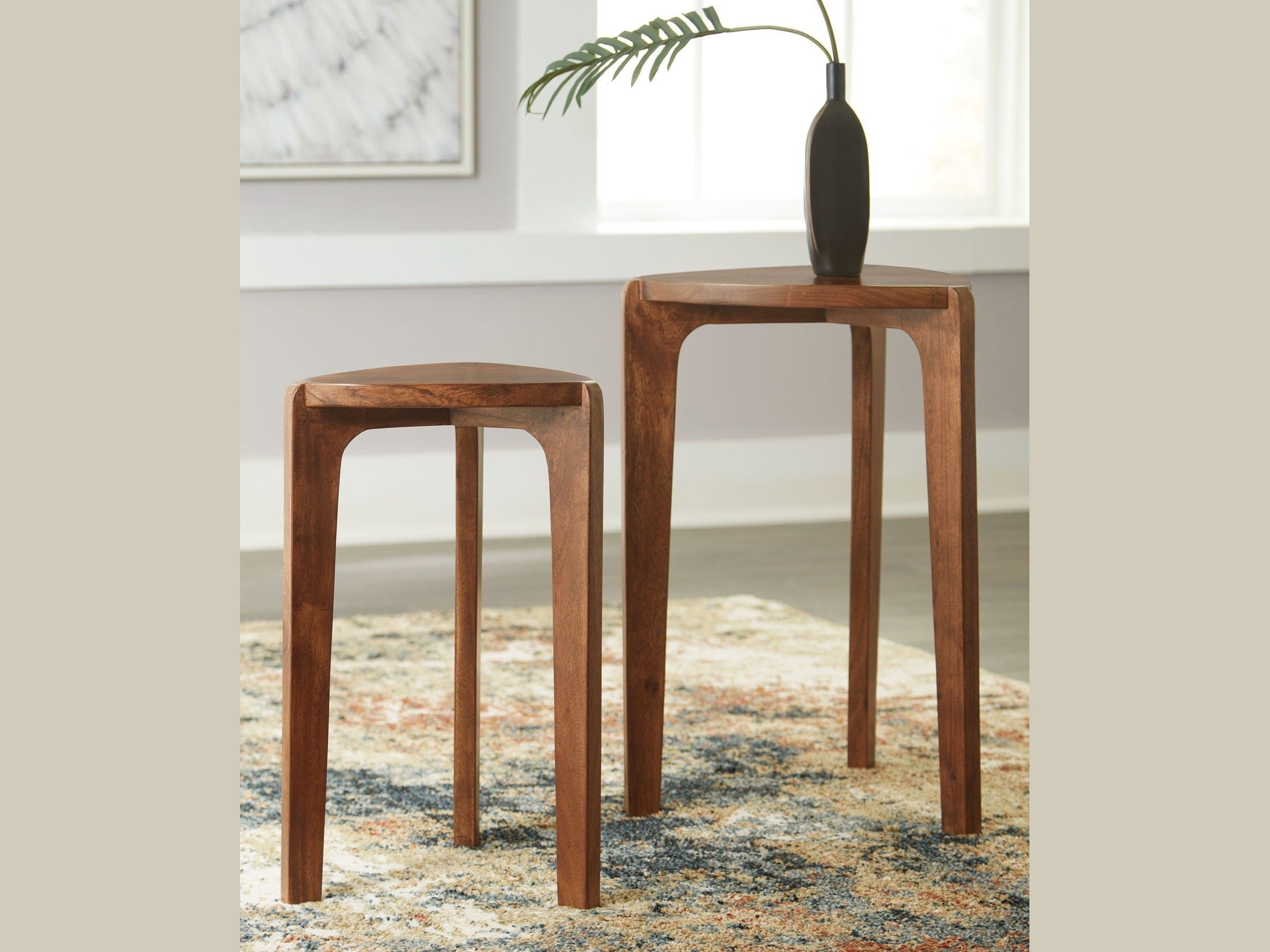Brynnleigh - Accent Table Set (Set of 2) - Medium Brown